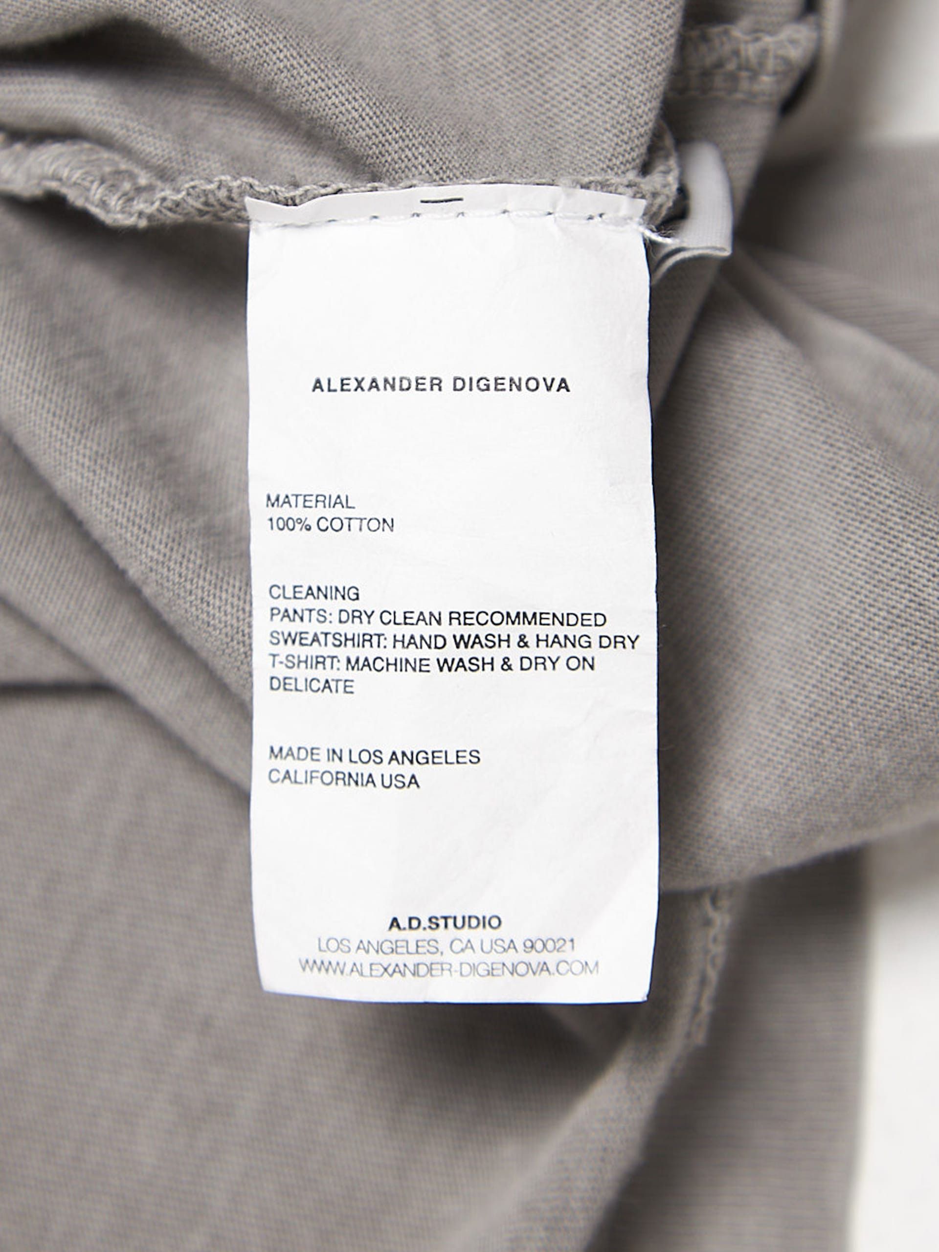 ALEXANDER DIGENOVA Gray Boxy Skins Logo Printed Cotton T-shirt