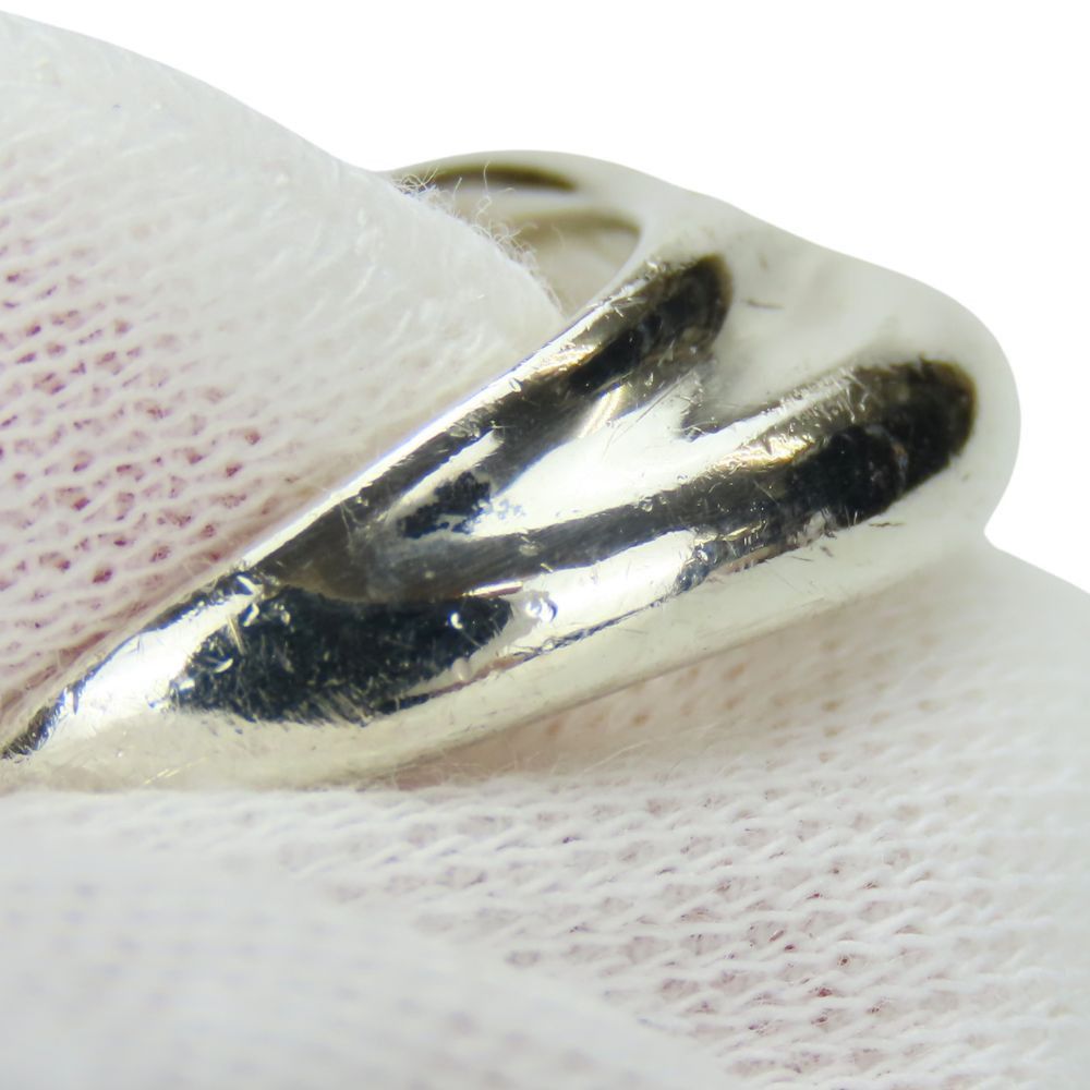 Tiffany & Co. Tiffany & Co Tiffany&Co. Curved Wave Heart Silver925 Ring Metal Ring Size ONE SIZE - 7 Thumbnail