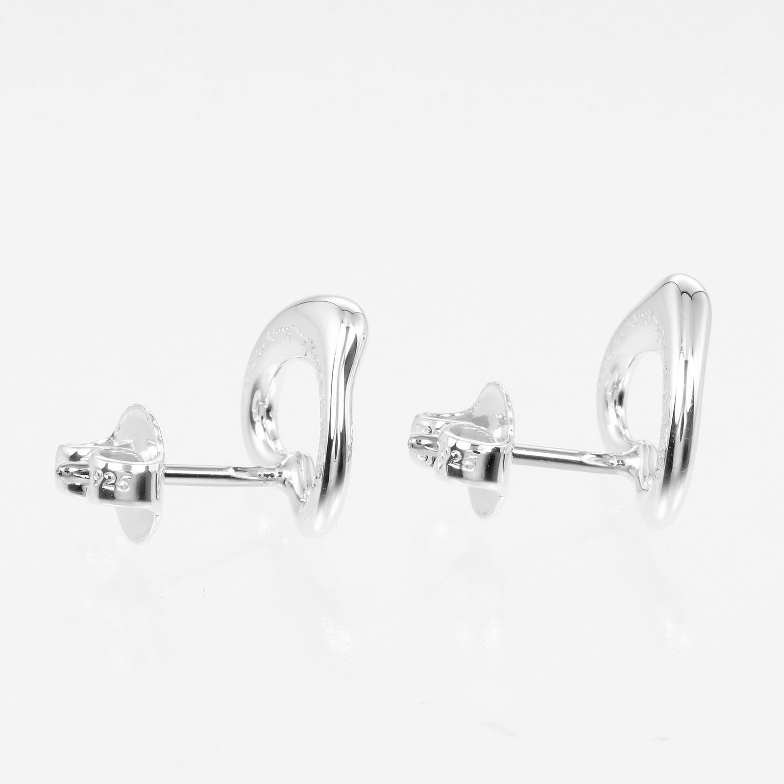 Tiffany & Co. Tiffany & Co Tiffany & Co. Open Heart Silver 925 Earrings Metal Earrings Size ONE SIZE - 6 Thumbnail