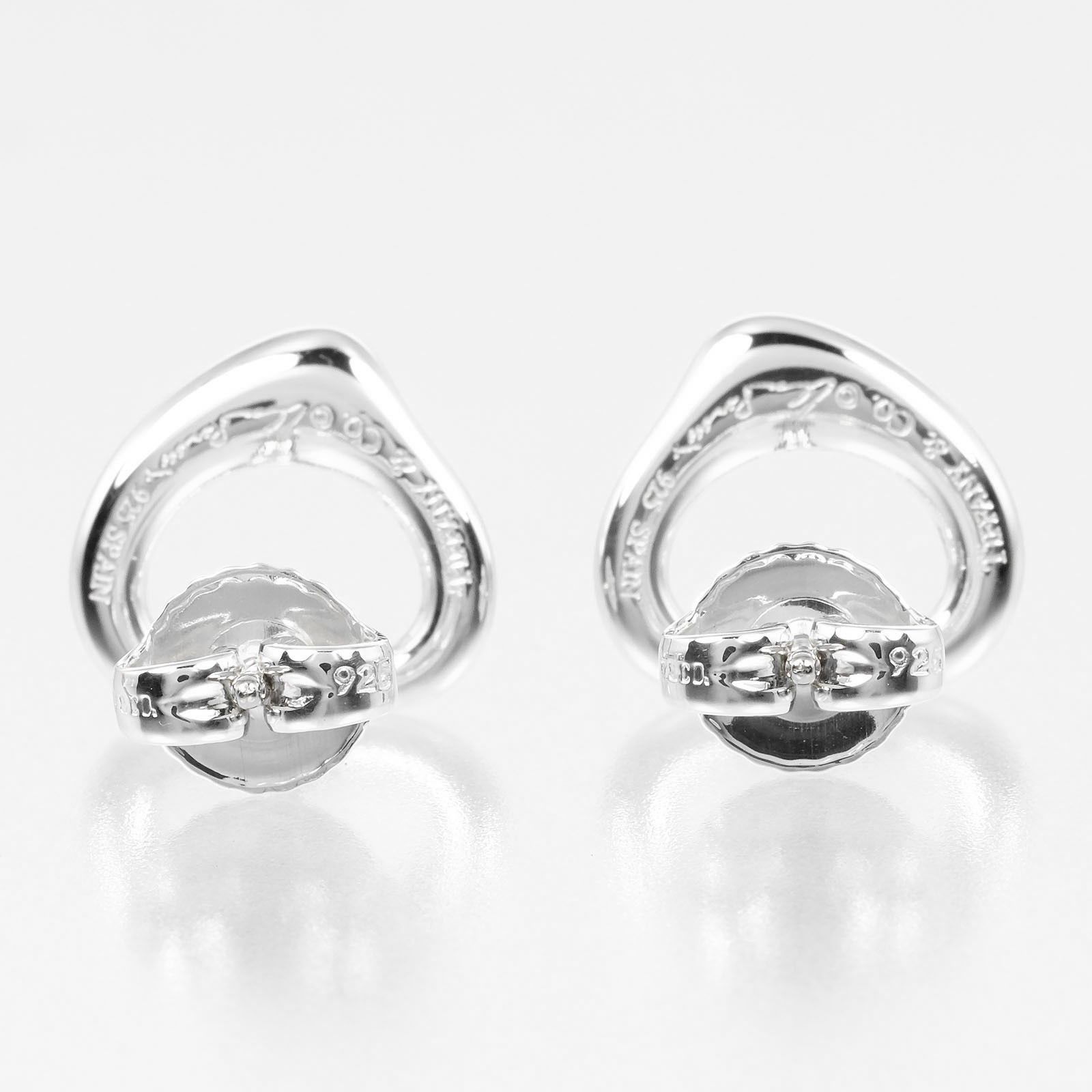 Tiffany & Co. Tiffany & Co Tiffany & Co. Open Heart Silver 925 Earrings Metal Earrings Size ONE SIZE - 4 Thumbnail