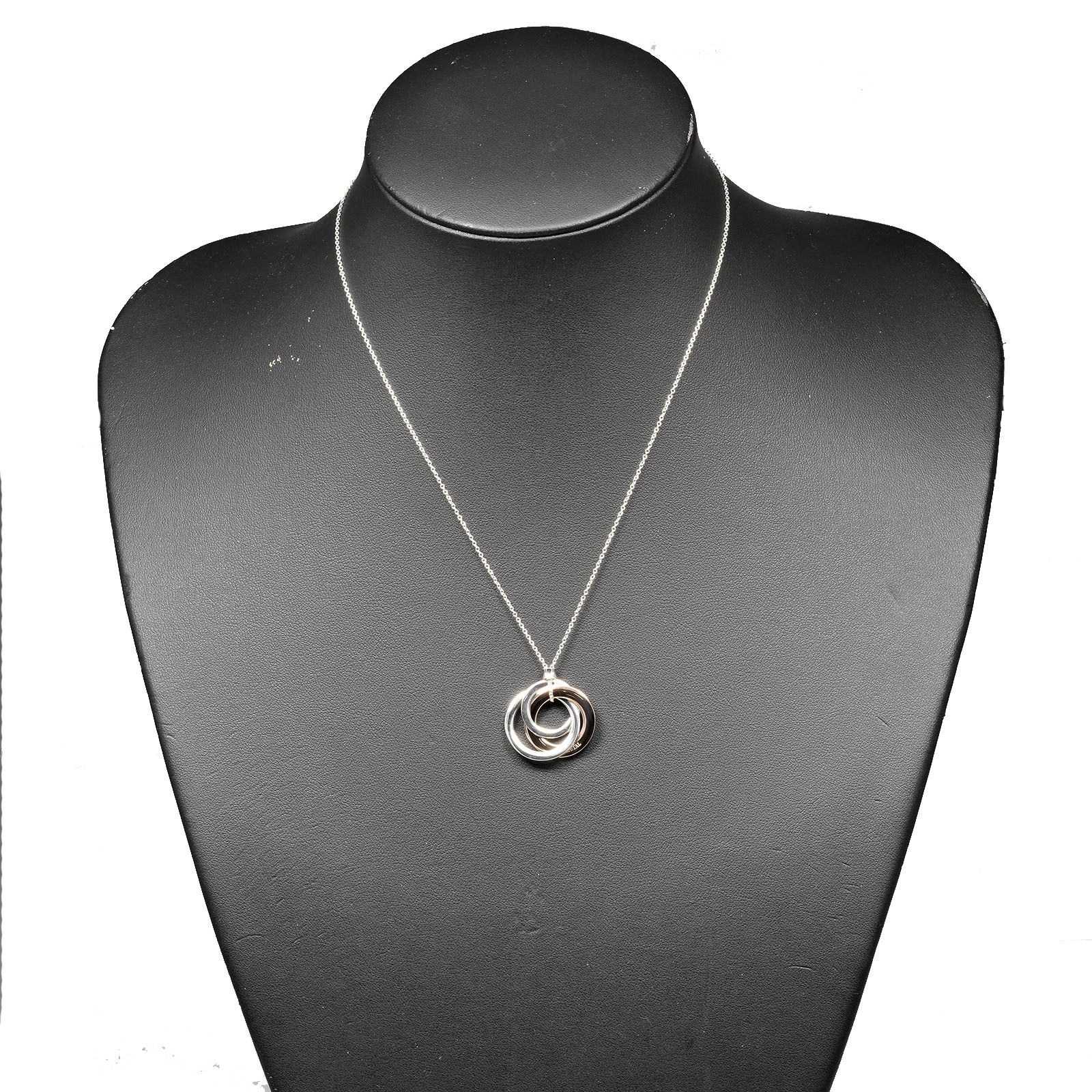Tiffany & Co. Tiffany & Co. Tiffany&Co. 1837 Interlocking Circle Silver 925 Rubedo Necklace Metal Necklace DUTY FREE for USA Size ONE SIZE - 2 Thumbnail