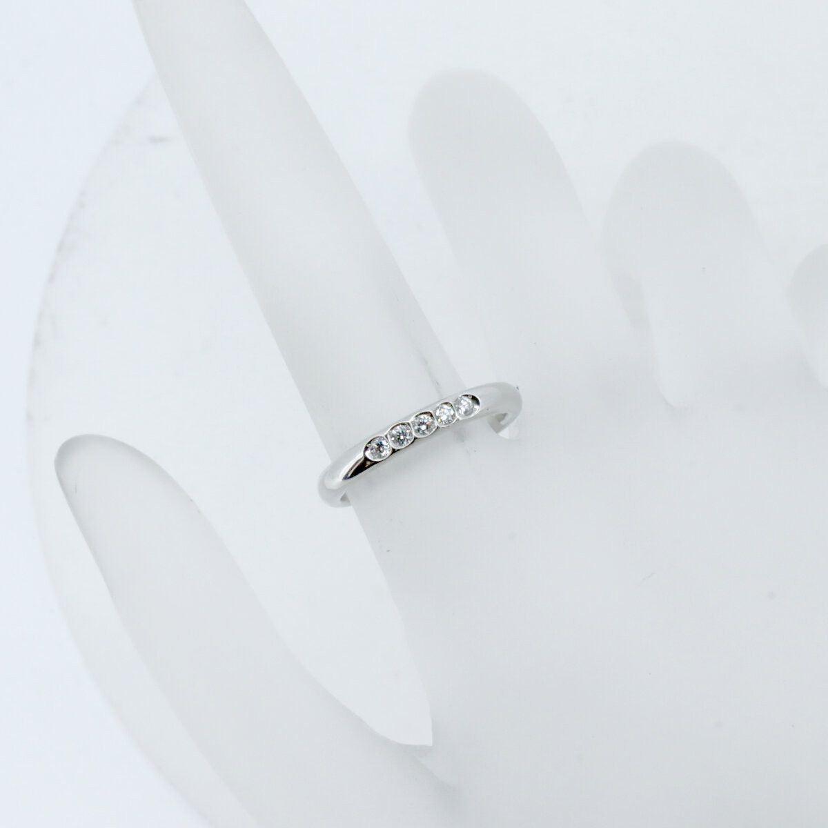 Other LuxUness Royal Asscher Diamond Pt950 Ring Leather Ring Size ONE SIZE - 4 Thumbnail