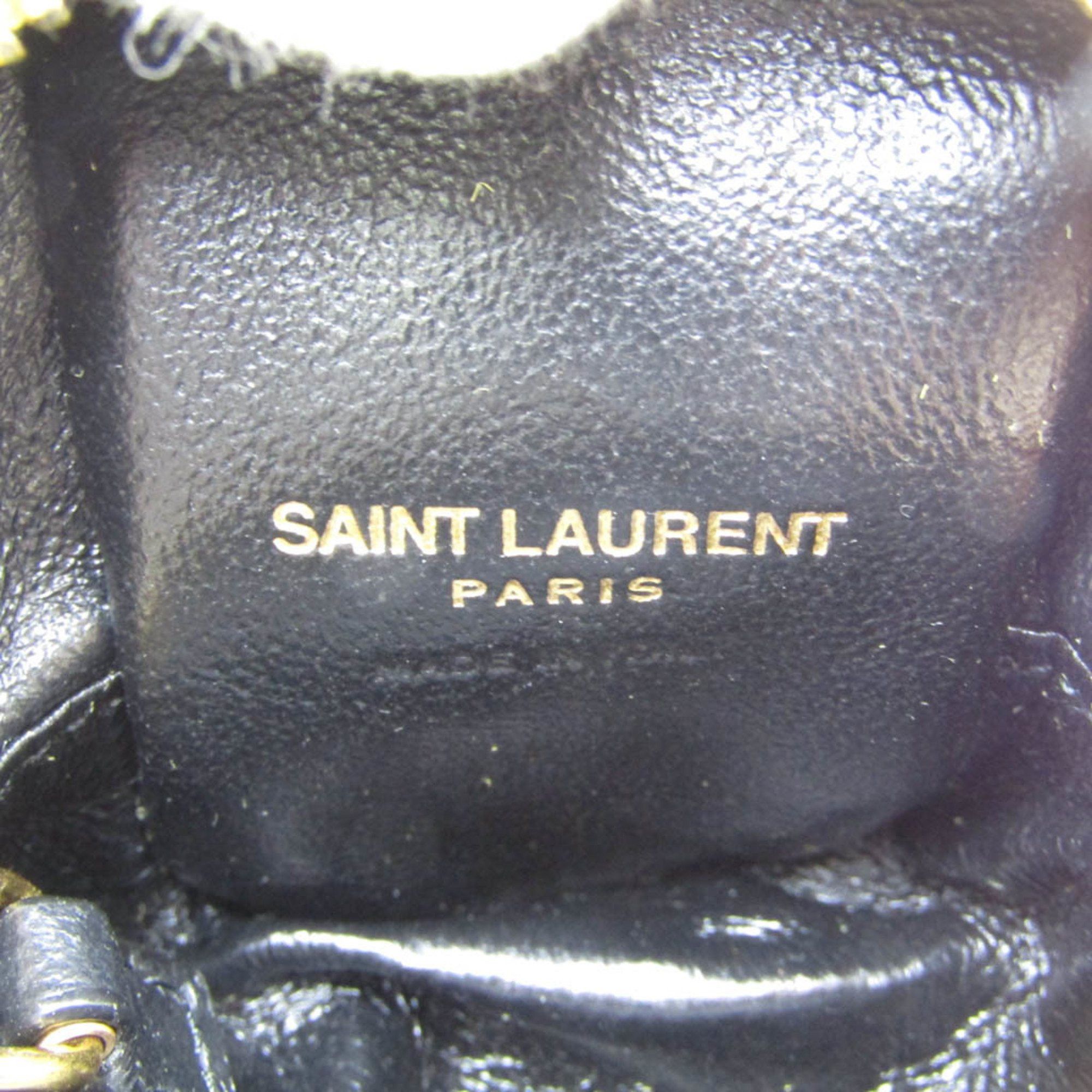 Yves Saint Laurent Yves Saint Laurent Leather Handbag Charm Yellow Accessory case Mini pouch Cube Charm Size ONE SIZE - 10 Thumbnail