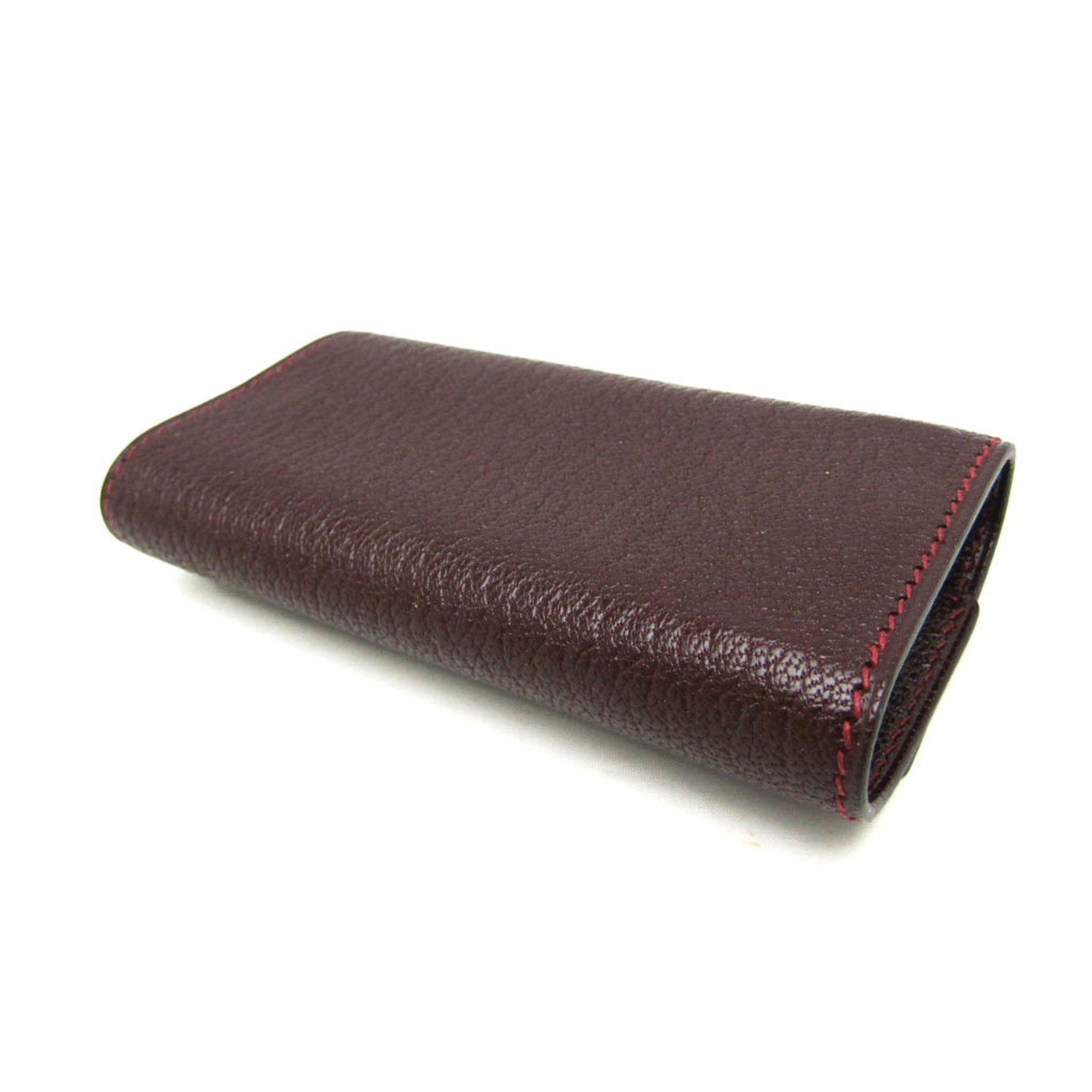 Hermes Hermes Serie Men,Women Chevre Leather Key Case Wine Size ONE SIZE - 3 Thumbnail