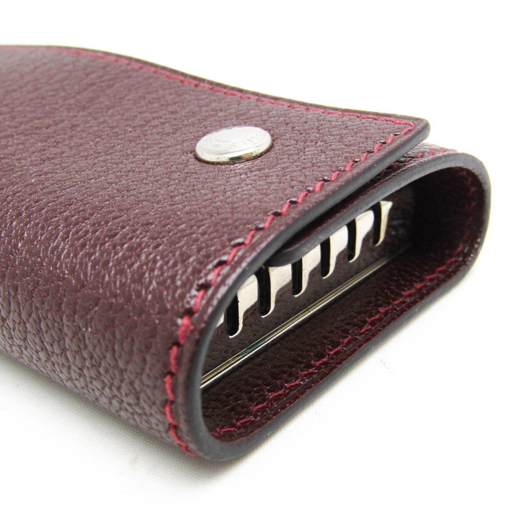 Hermes Hermes Serie Men,Women Chevre Leather Key Case Wine Size ONE SIZE - 5 Thumbnail