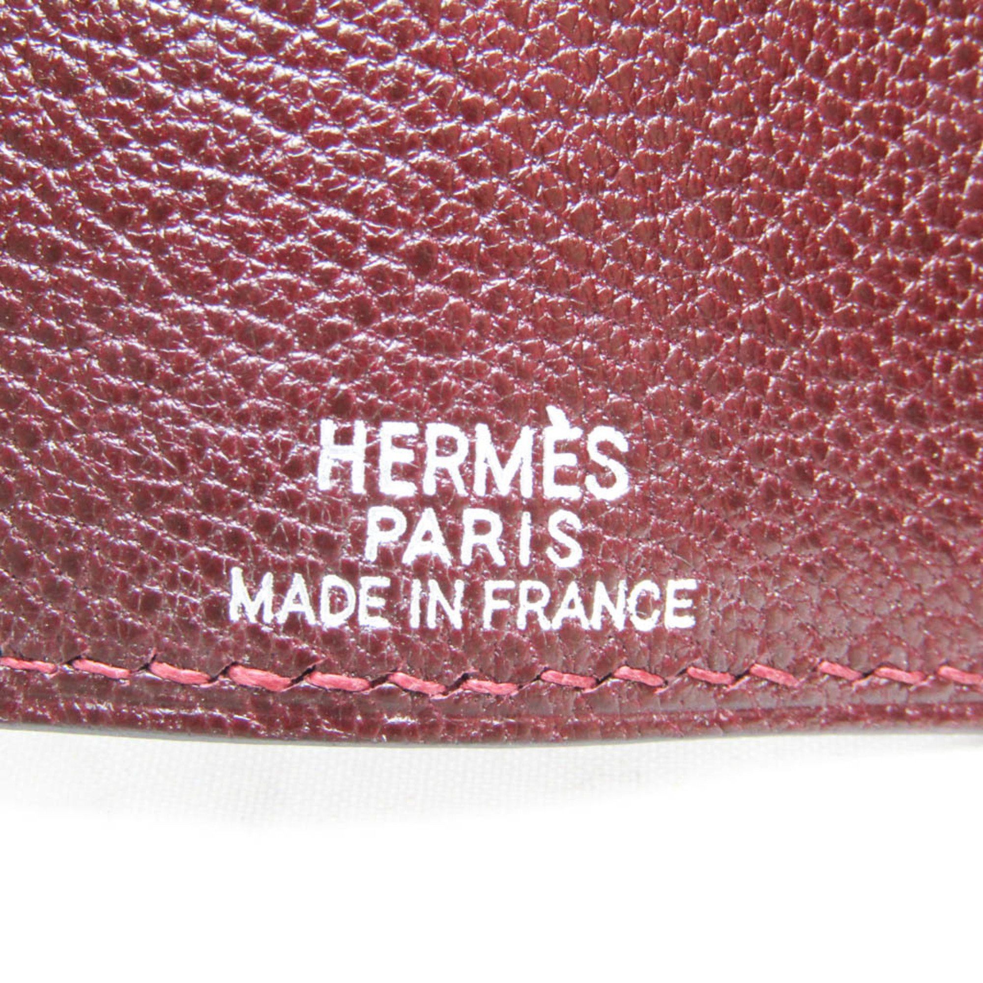 Hermes Hermes Serie Men,Women Chevre Leather Key Case Wine Size ONE SIZE - 11 Thumbnail