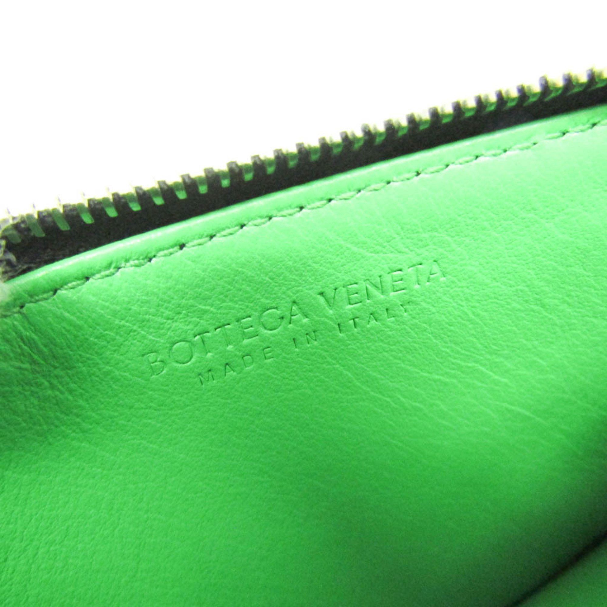Bottega Veneta Bottega Veneta Maxi Intrecciato Women,Men Leather Coin Purse/coin Case Black Size ONE SIZE - 13 Thumbnail