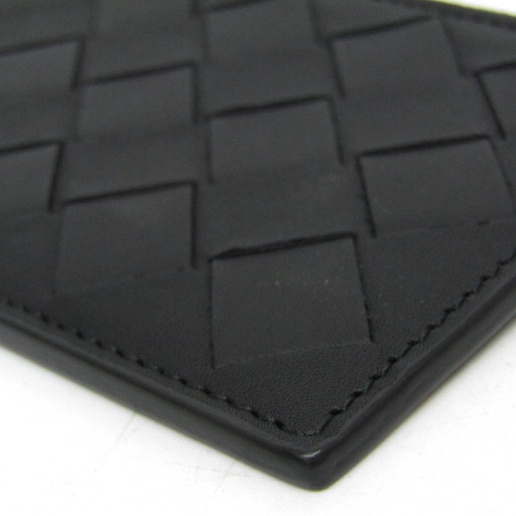 Bottega Veneta Bottega Veneta Maxi Intrecciato Women,Men Leather Coin Purse/coin Case Black Size ONE SIZE - 6 Thumbnail