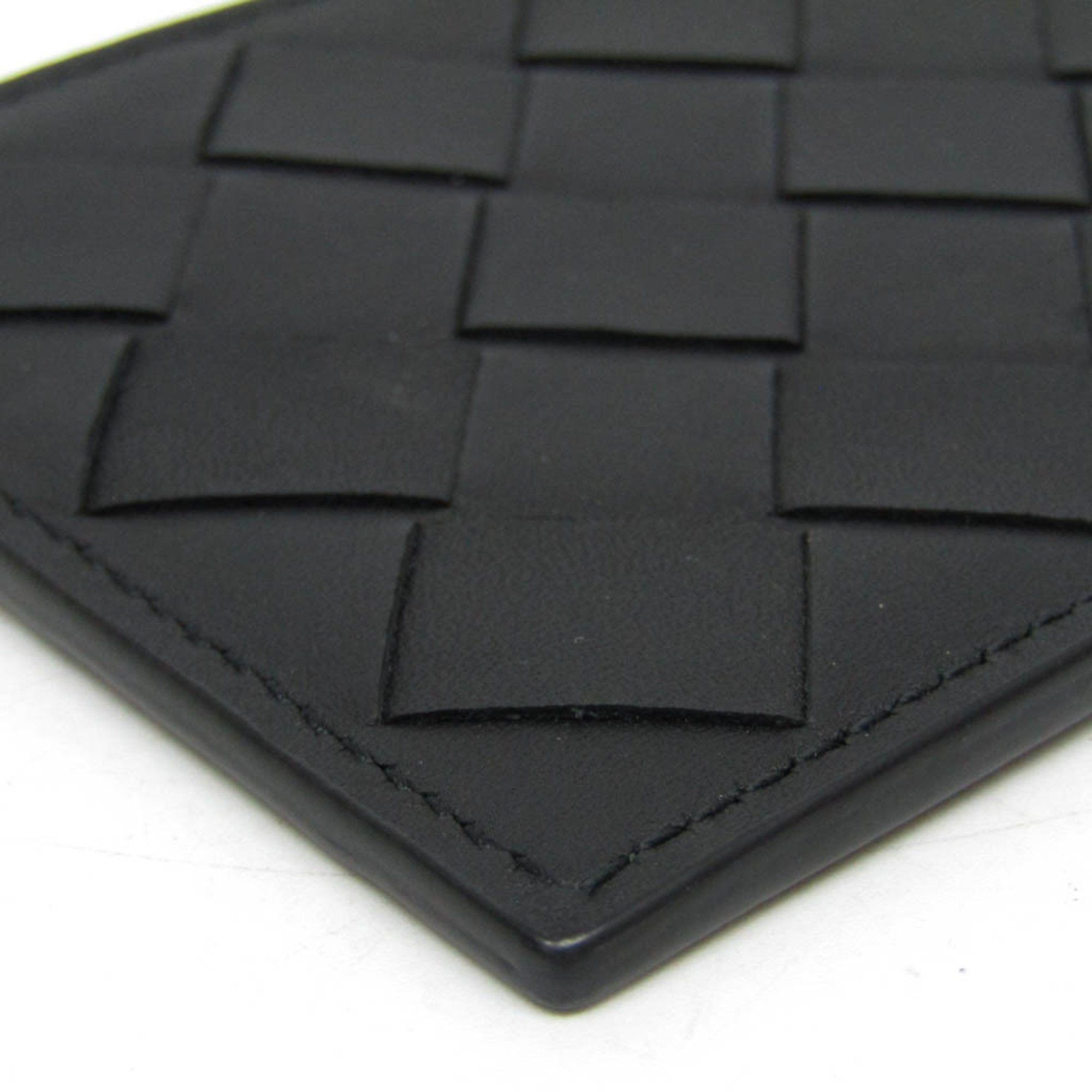 Bottega Veneta Bottega Veneta Maxi Intrecciato Women,Men Leather Coin Purse/coin Case Black Size ONE SIZE - 5 Thumbnail