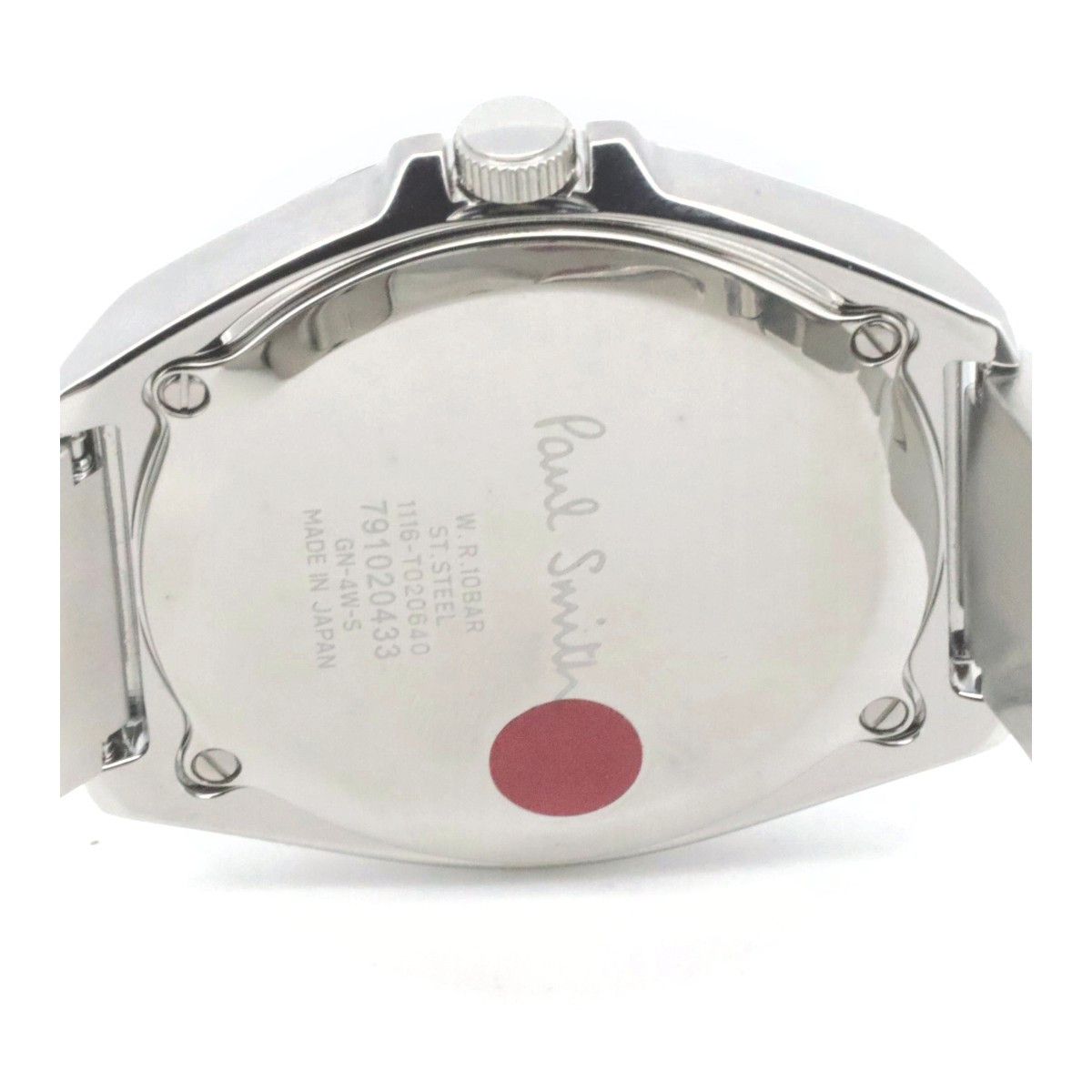 Paul Smith Paul Smith Paul Smith Closed Eyes Stainless Steel Watch Metal Quartz 1111-T020433 DUTY FREE for USA Size ONE SIZE - 6 Thumbnail