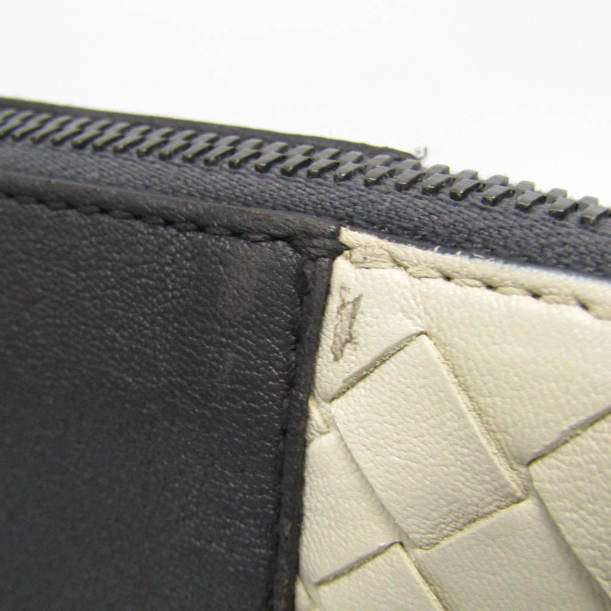 Bottega Veneta Bottega Veneta Intrecciato Women,Men Leather Handbag,Shoulder Bag Cream,Gray Size ONE SIZE - 6 Thumbnail