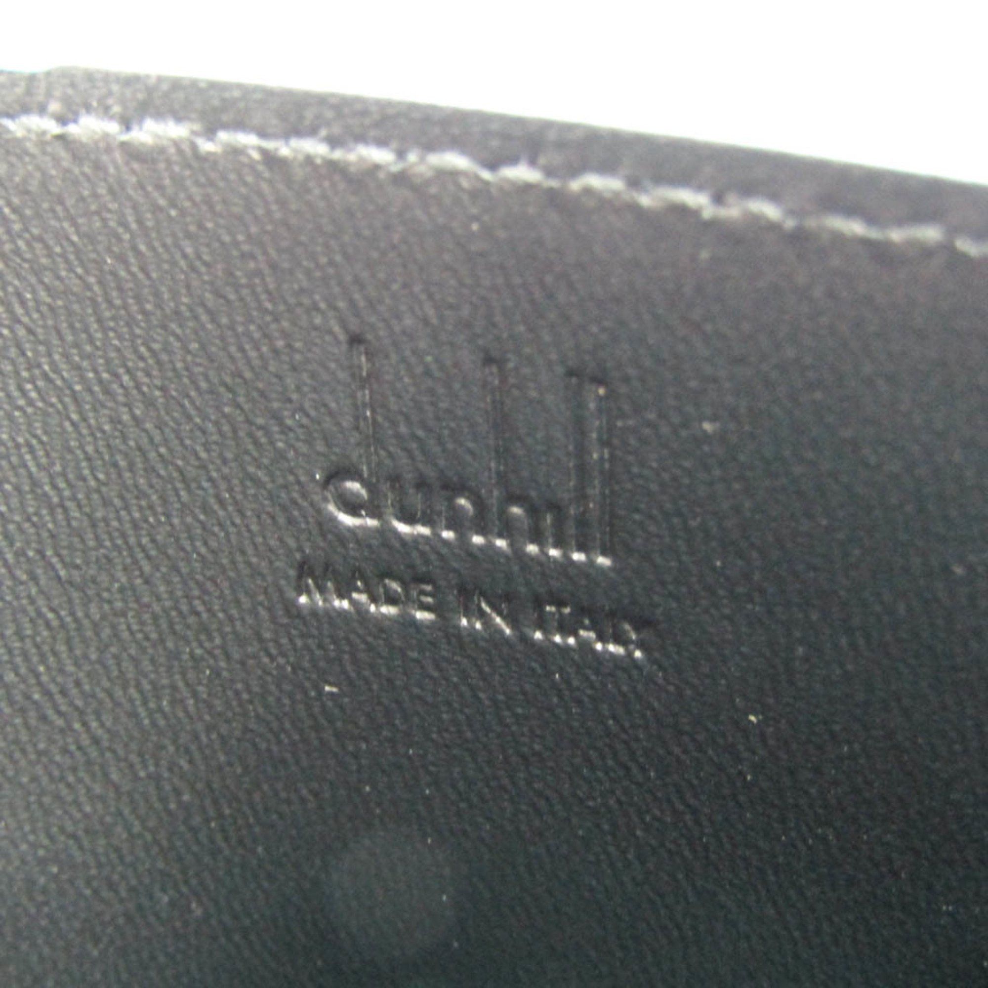 Alfred Dunhill Dunhill Cadogan Women's Leather Shoulder Bag Blue Size ONE SIZE - 10 Thumbnail