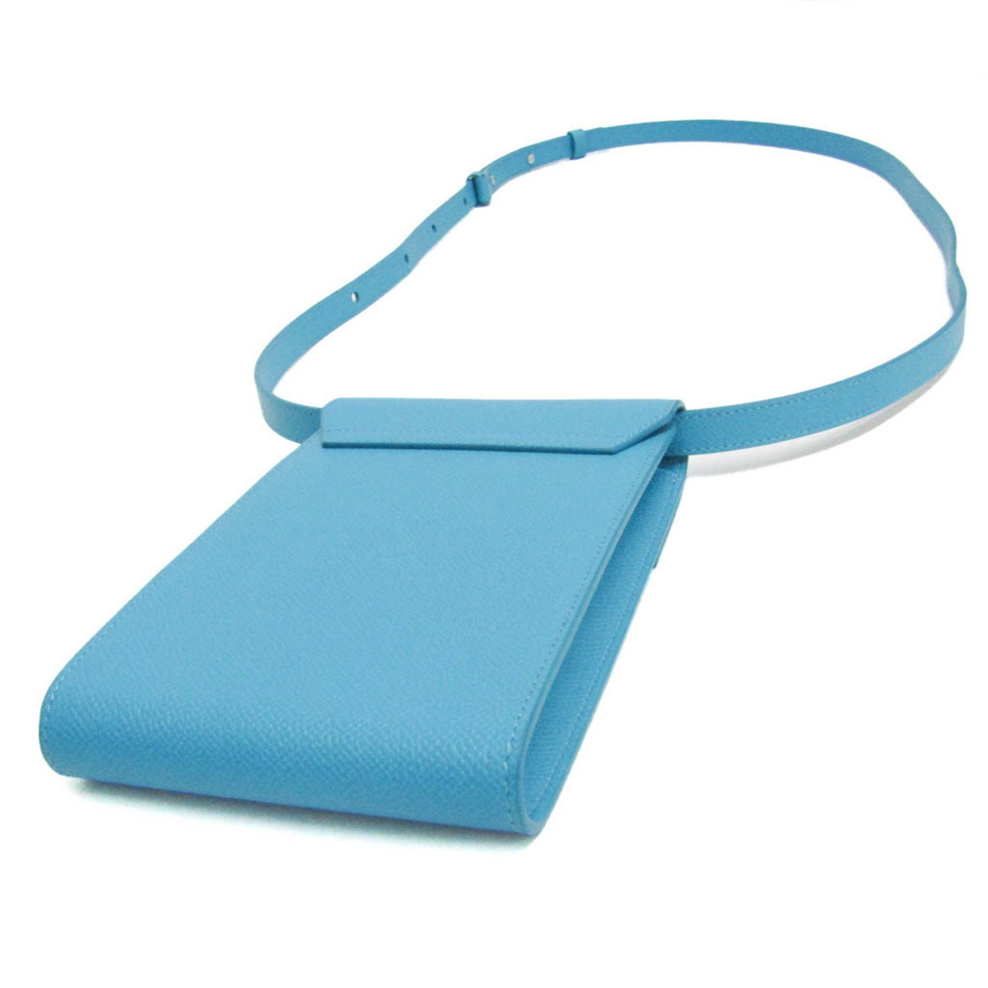 Alfred Dunhill Dunhill Cadogan Women's Leather Shoulder Bag Blue Size ONE SIZE - 2 Thumbnail