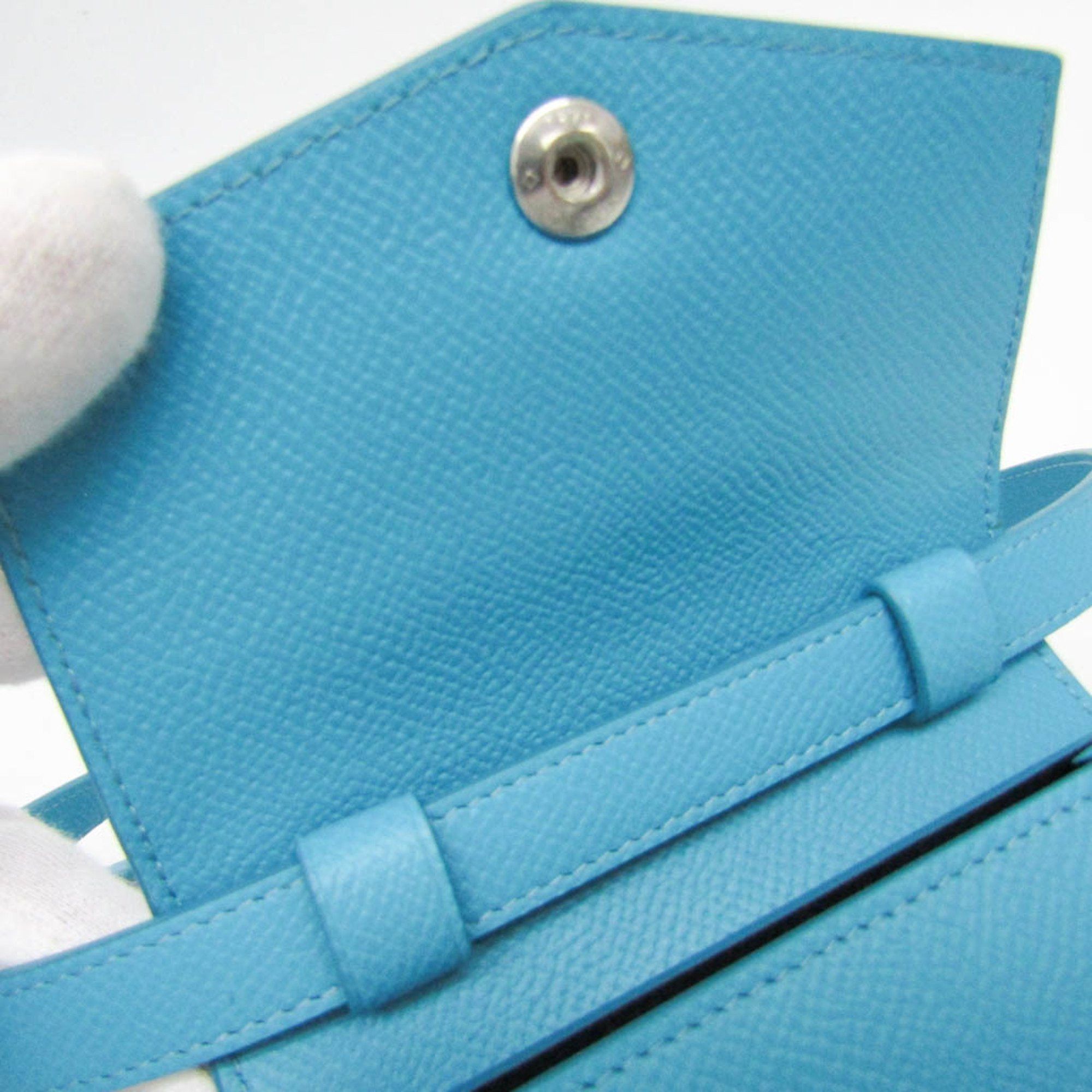 Alfred Dunhill Dunhill Cadogan Women's Leather Shoulder Bag Blue Size ONE SIZE - 9 Thumbnail