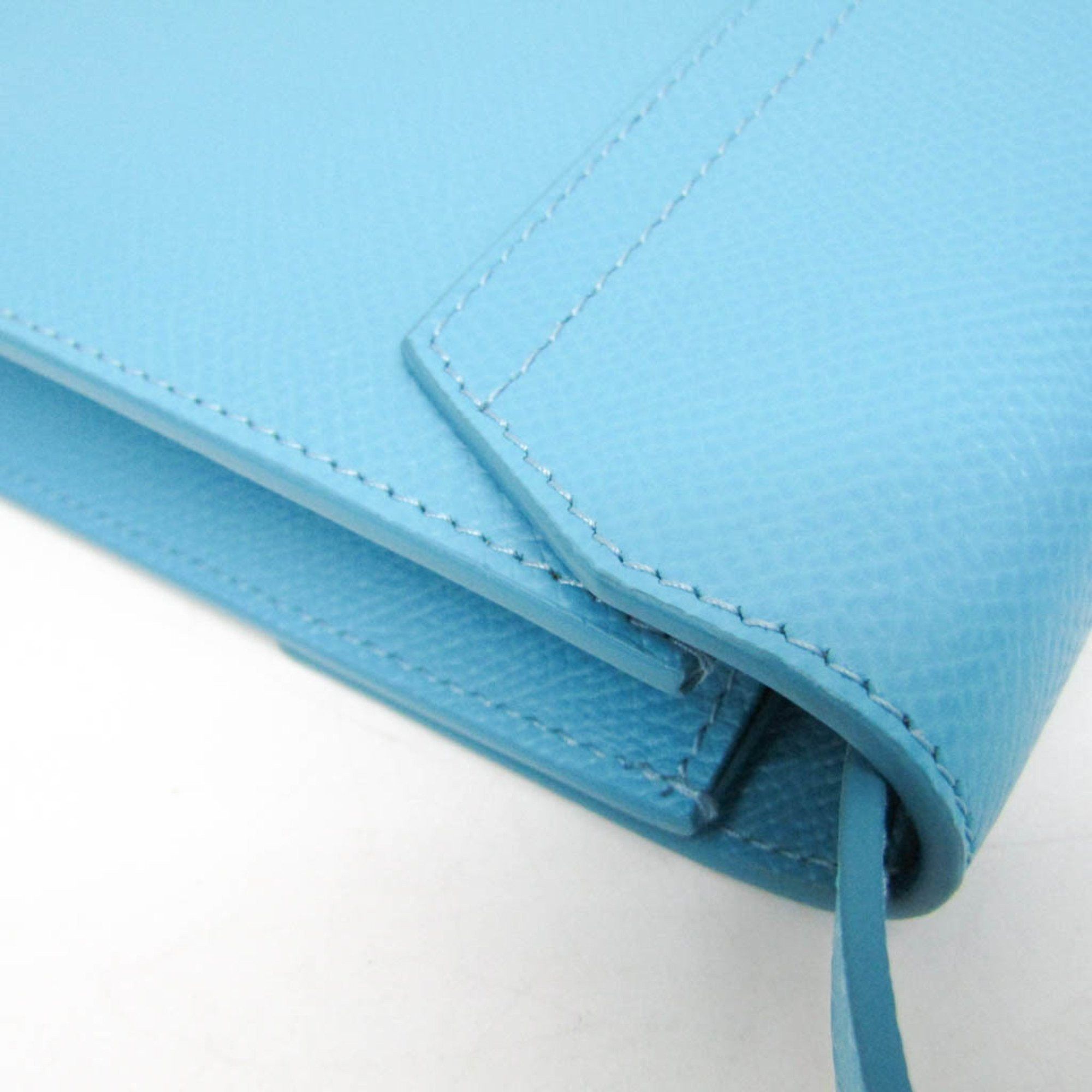 Alfred Dunhill Dunhill Cadogan Women's Leather Shoulder Bag Blue Size ONE SIZE - 7 Thumbnail