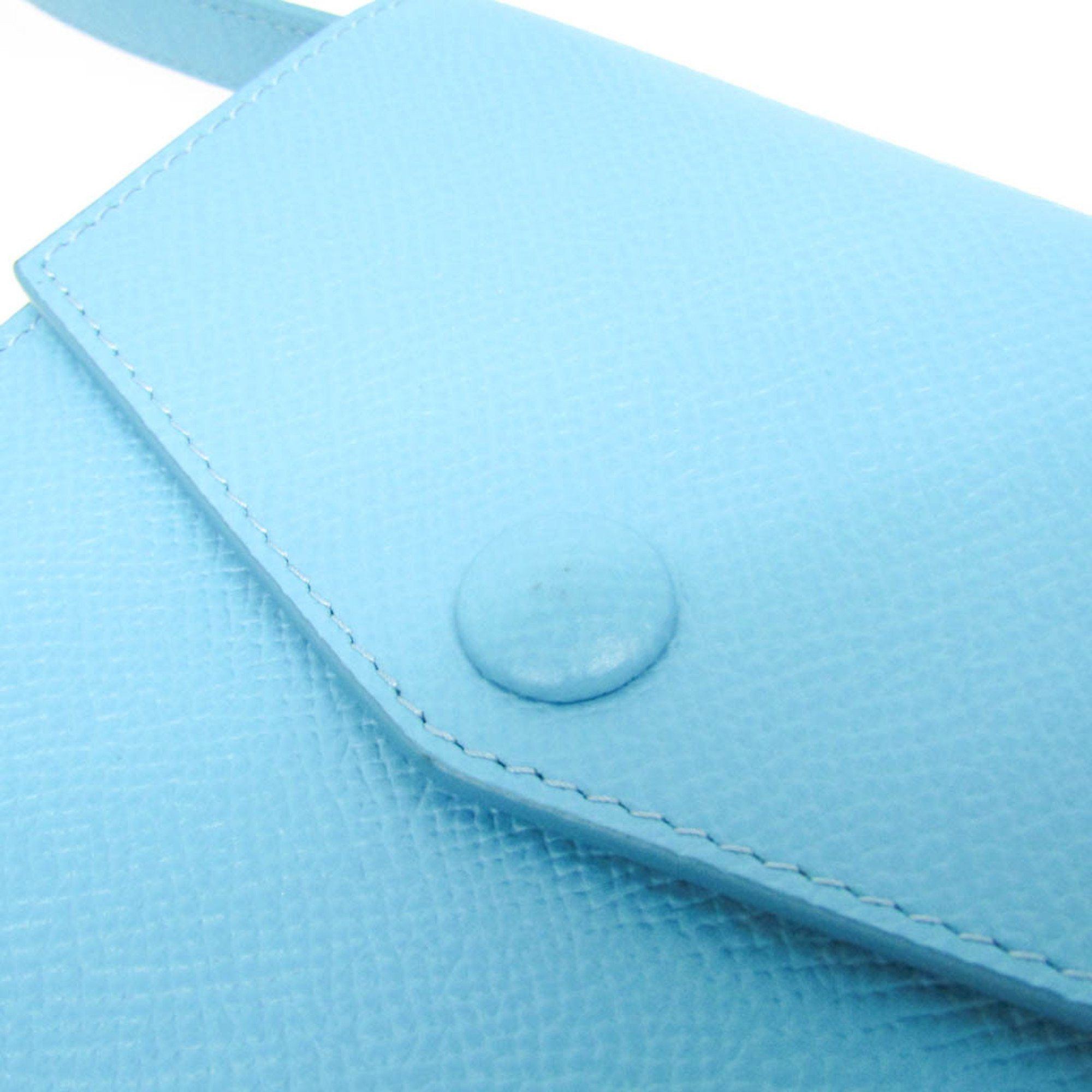 Alfred Dunhill Dunhill Cadogan Women's Leather Shoulder Bag Blue Size ONE SIZE - 6 Thumbnail