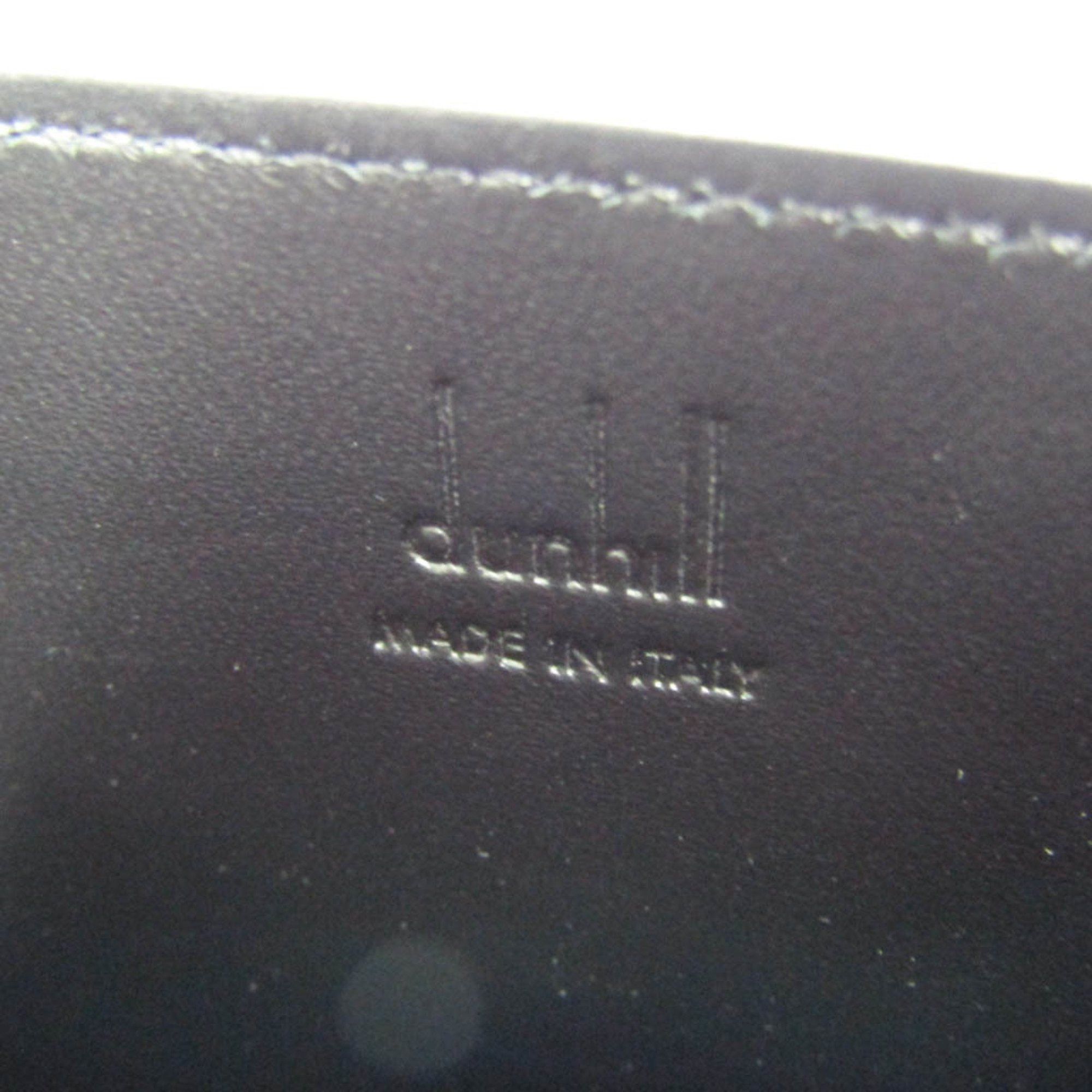 Alfred Dunhill Dunhill Cadogan Women's Leather Shoulder Bag Purple Size ONE SIZE - 9 Thumbnail