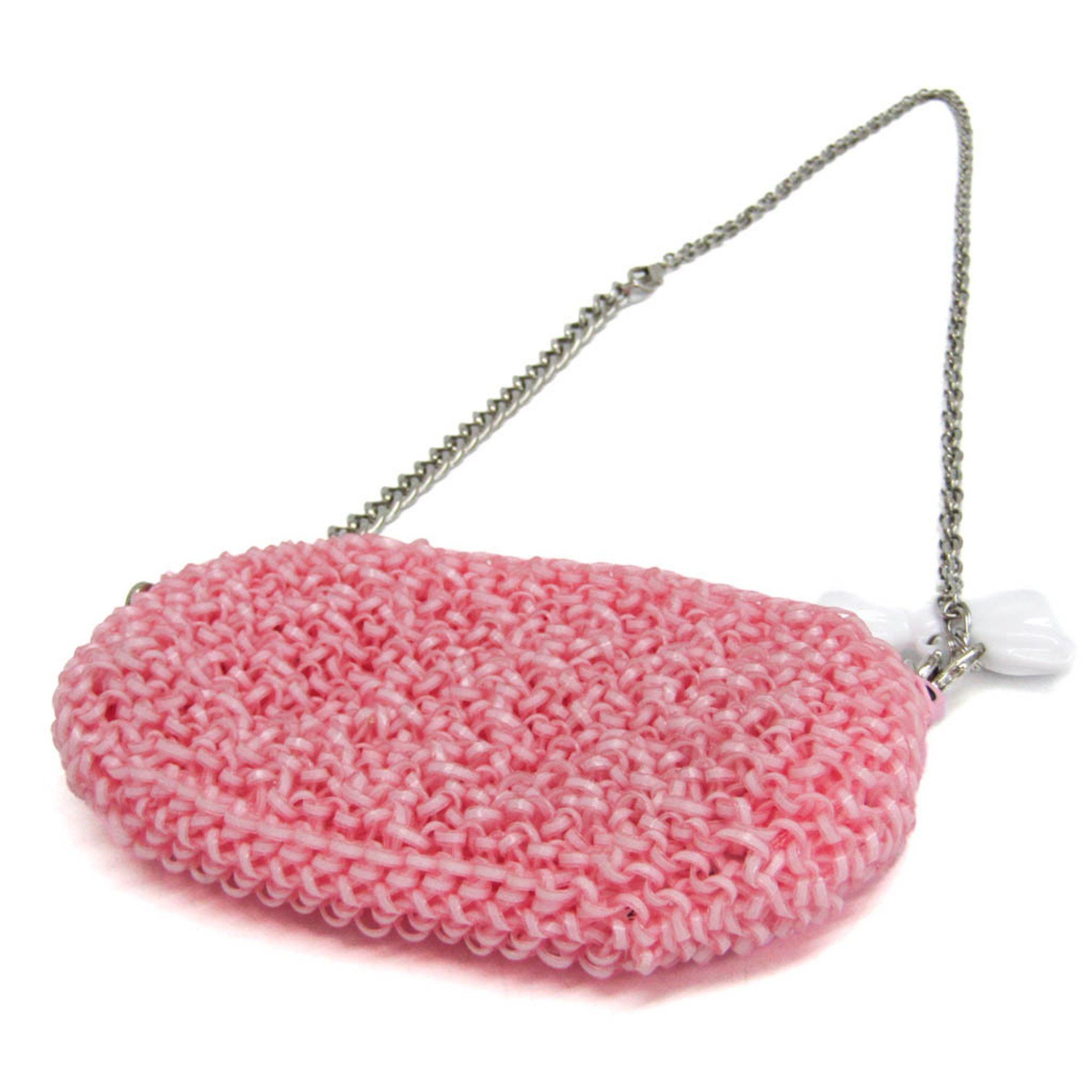ANTEPRIMA Anteprima Ribbon Women's Wire Pouch,Shoulder Bag Pink Size ONE SIZE - 2 Thumbnail