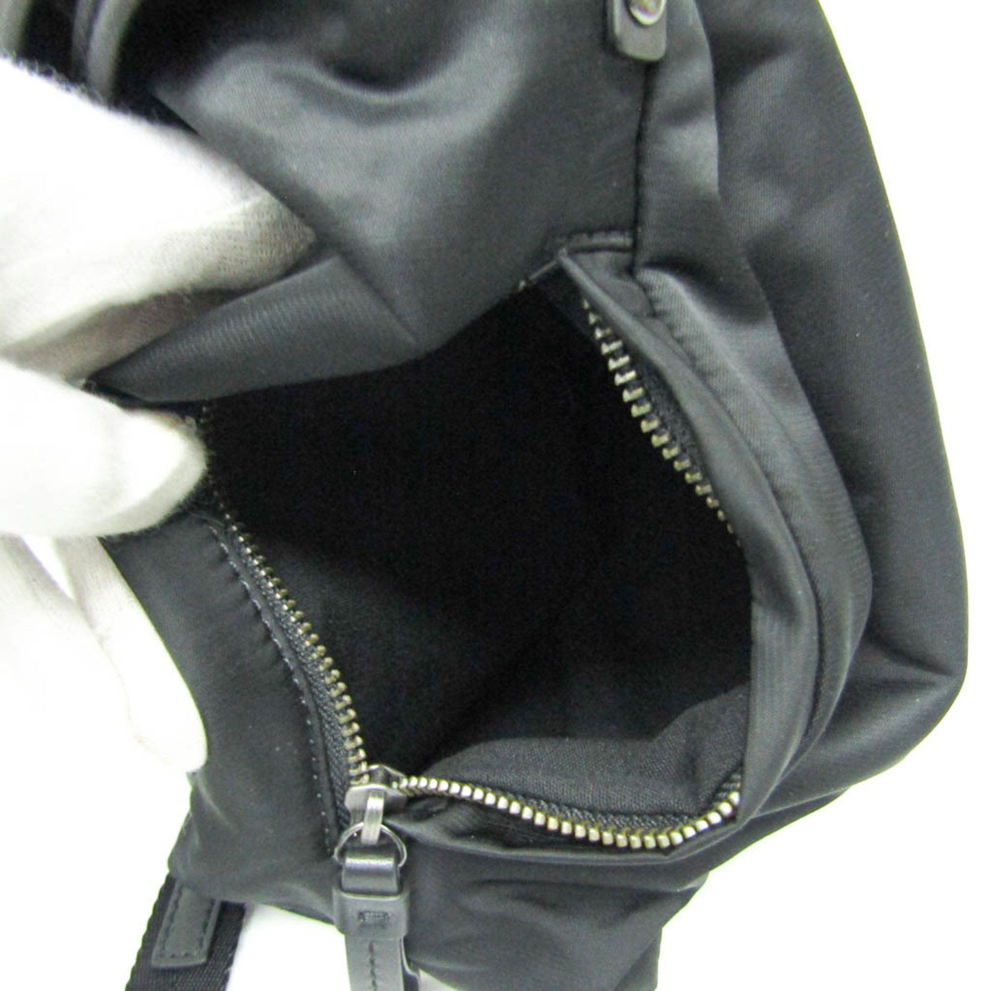 Other Hunting World Purse Women's Nylon,Leather Backpack Black Size ONE SIZE - 8 Thumbnail