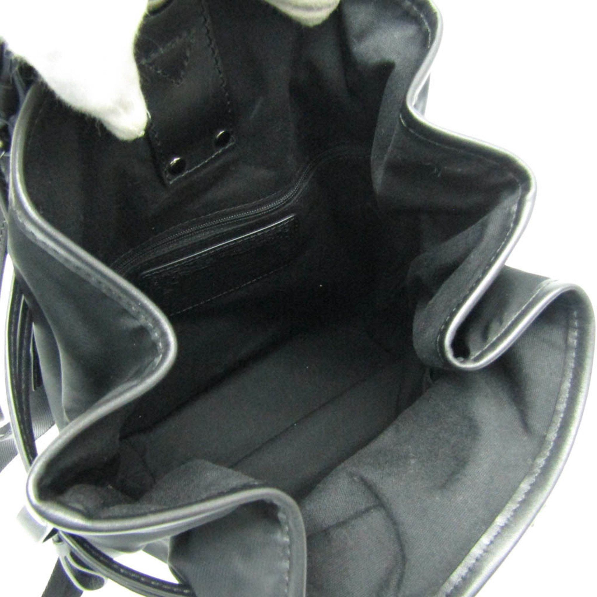 Other Hunting World Purse Women's Nylon,Leather Backpack Black Size ONE SIZE - 3 Thumbnail