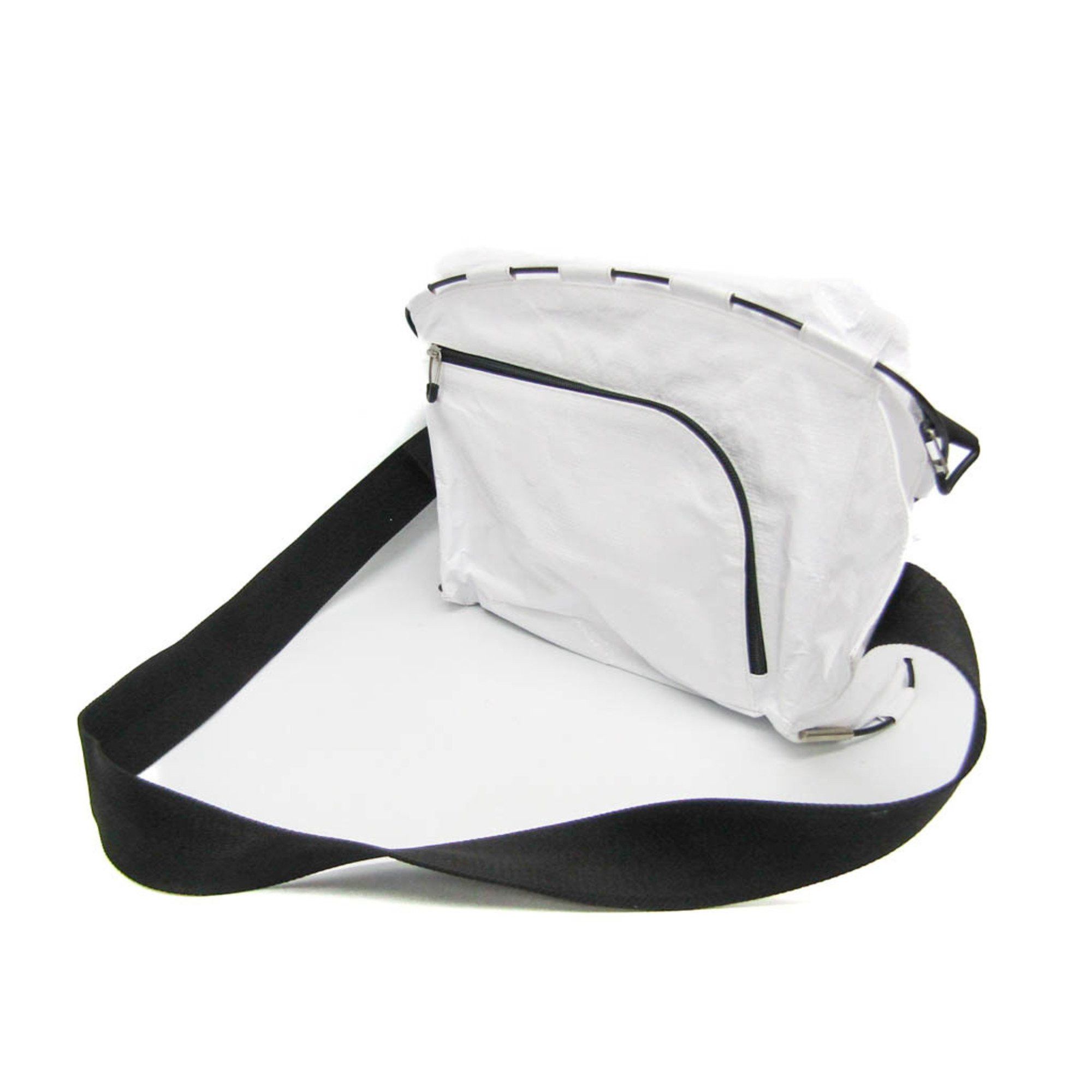 Bottega Veneta Bottega Veneta TENT 691388 Men,Women Polypropylene Shoulder Bag,Sling Bag Black,White Size ONE SIZE - 2 Thumbnail
