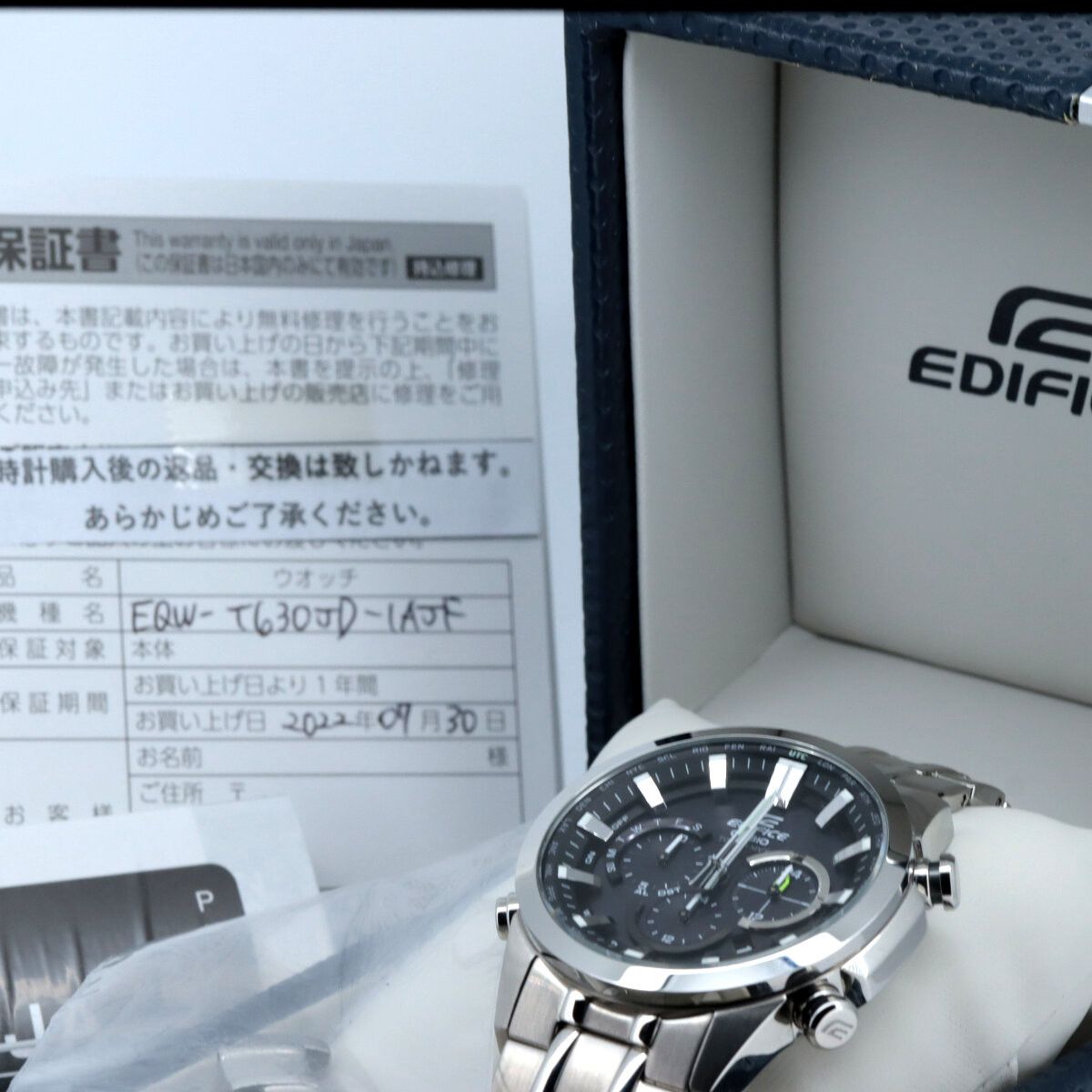 Other Other Casio Edifice Stainless Steel Watch Metal Automatic EQW-T630J DUTY FREE for USA Size ONE SIZE - 5 Thumbnail