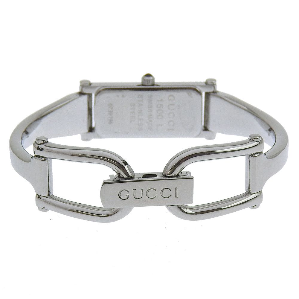 Gucci Gucci Gucci 1500L Stainless Steel Quartz Metal Quartz 1500L DUTY FREE for USA Size ONE SIZE - 4 Thumbnail