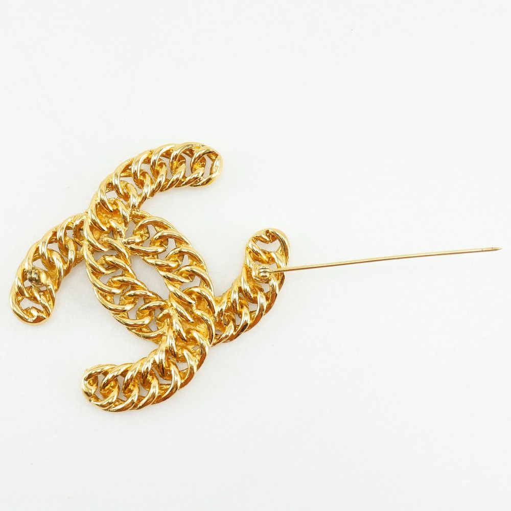 Chanel Chanel Chanel Chain Coco Mark Brooch Metal Brooch DUTY FREE for USA Size ONE SIZE - 3 Thumbnail