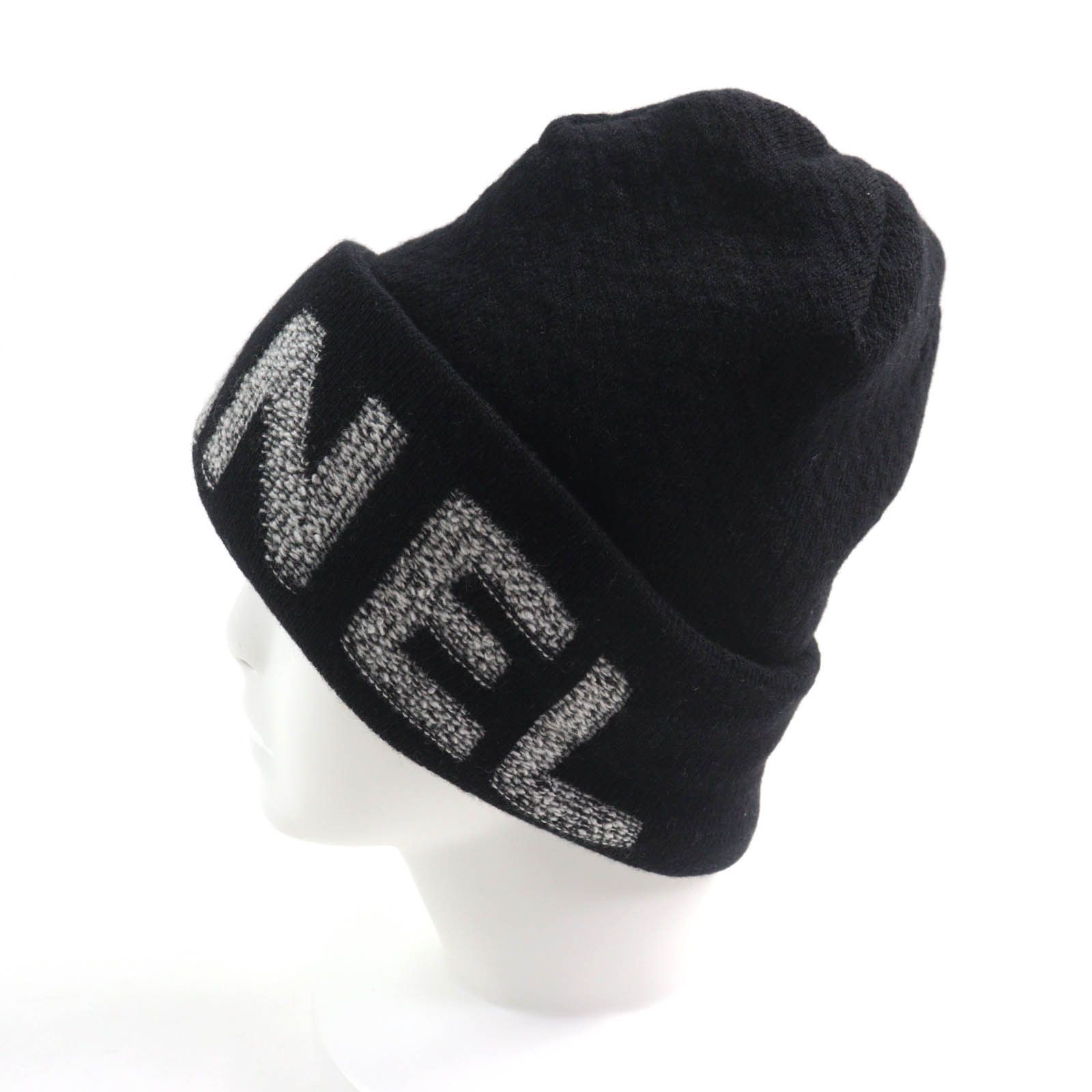 Chanel Chanel Chanel Logo design Wool Cashmere Knit Cap Others Hats Size ONE SIZE - 4 Thumbnail