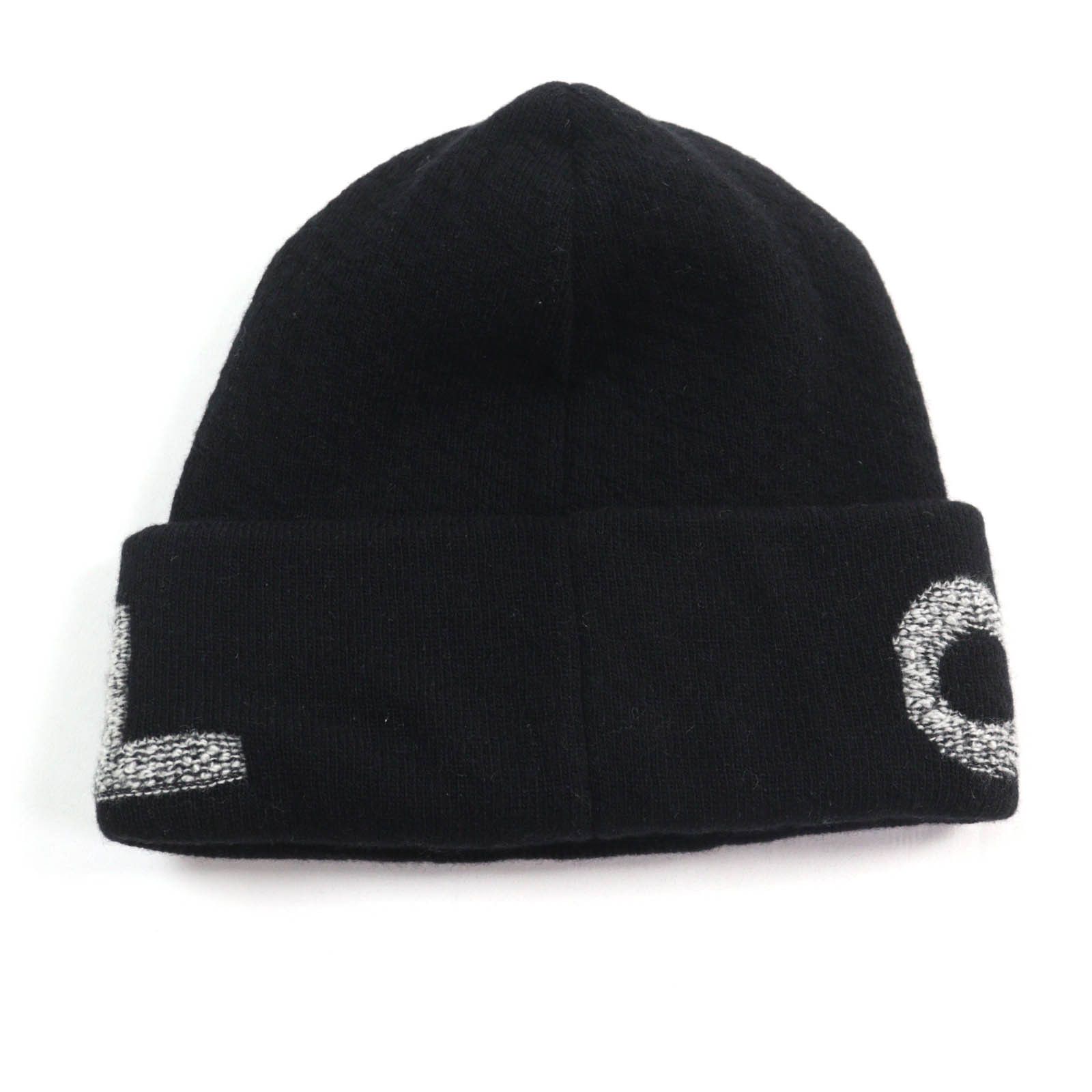 Chanel Chanel Chanel Logo design Wool Cashmere Knit Cap Others Hats Size ONE SIZE - 2 Thumbnail