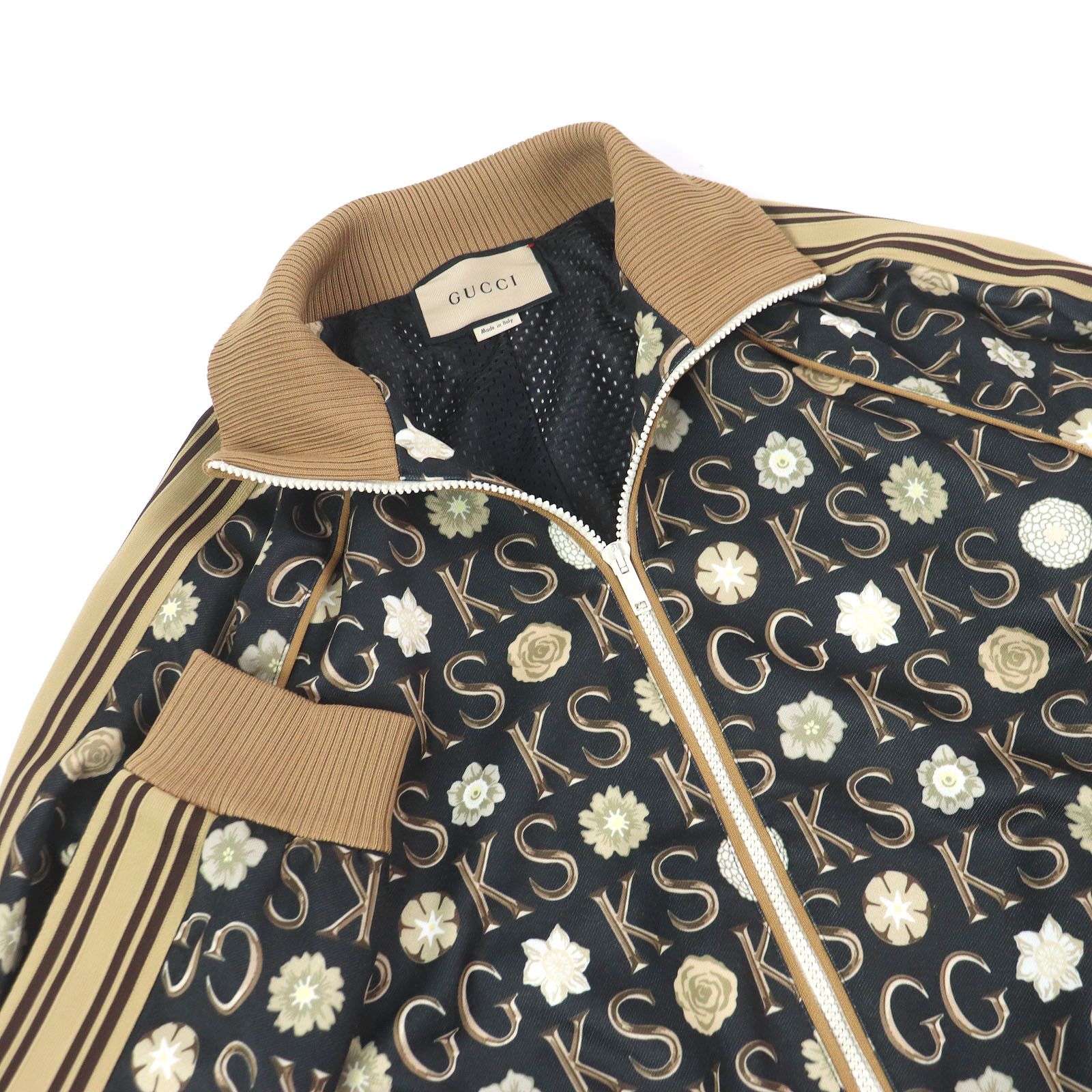 Gucci Gucci Gucci Ken Scott All-over Logo Polyester Cotton Track Jacket Cotton Tops 645217 DUTY FREE for USA Size ONE SIZE - 2 Thumbnail