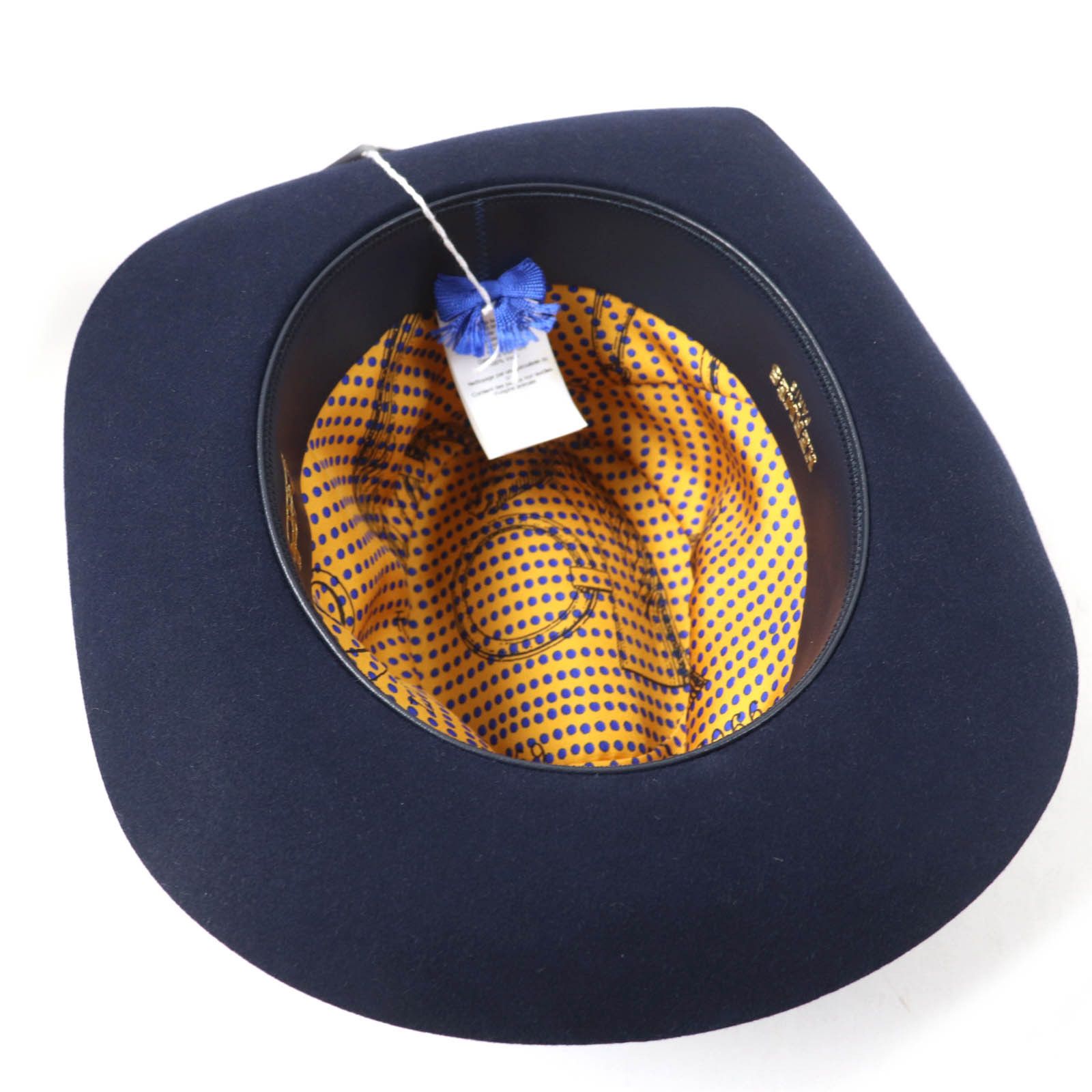 Hermes Hermes Hermes Rabbit felt Leather and Felt Hat Leather Hats DUTY FREE for USA Size ONE SIZE - 6 Thumbnail