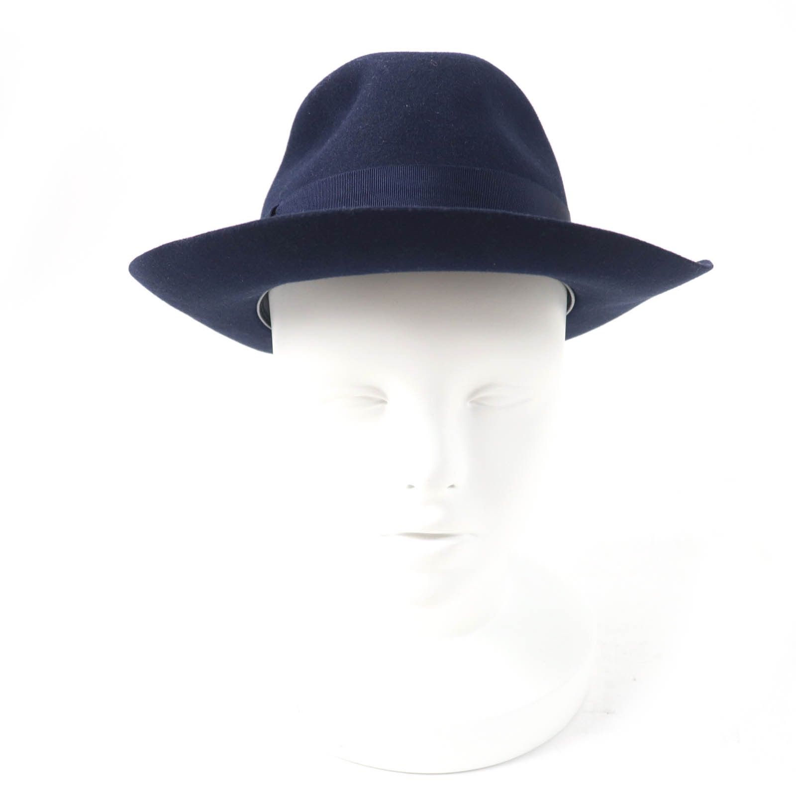 Hermes Hermes Hermes Rabbit felt Leather and Felt Hat Leather Hats DUTY FREE for USA Size ONE SIZE - 2 Thumbnail