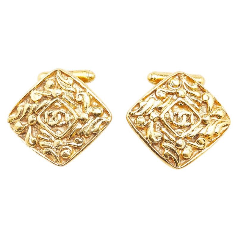 Chanel Chanel Chanel Coco Mark Vintage Cufflinks Metal Cufflinks DUTY FREE for USA Size ONE SIZE - 2 Thumbnail