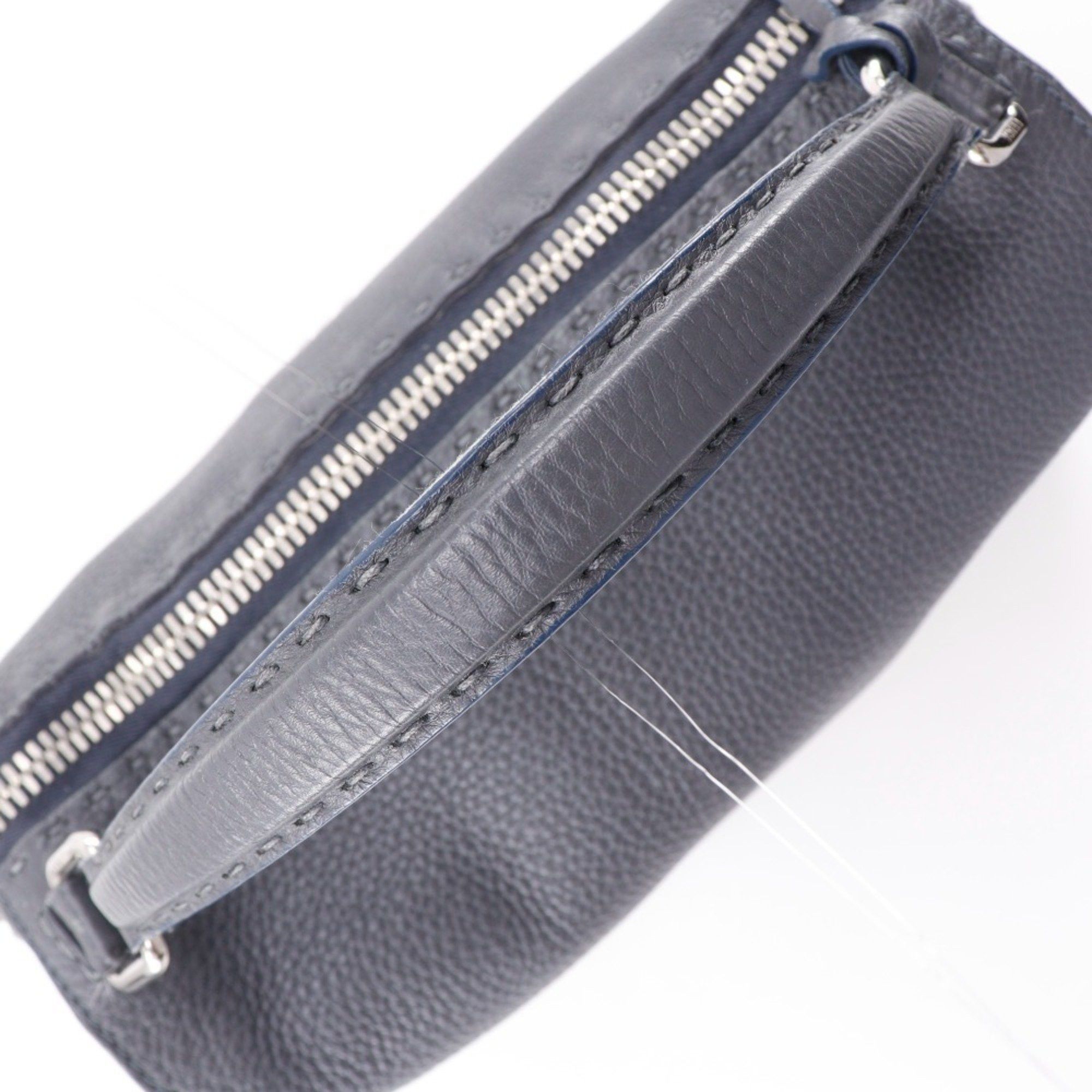Fendi FENDI Celeria Ray handbag shoulder bag 8BL137 calfskin grey 2way double women's Size ONE SIZE - 5 Thumbnail