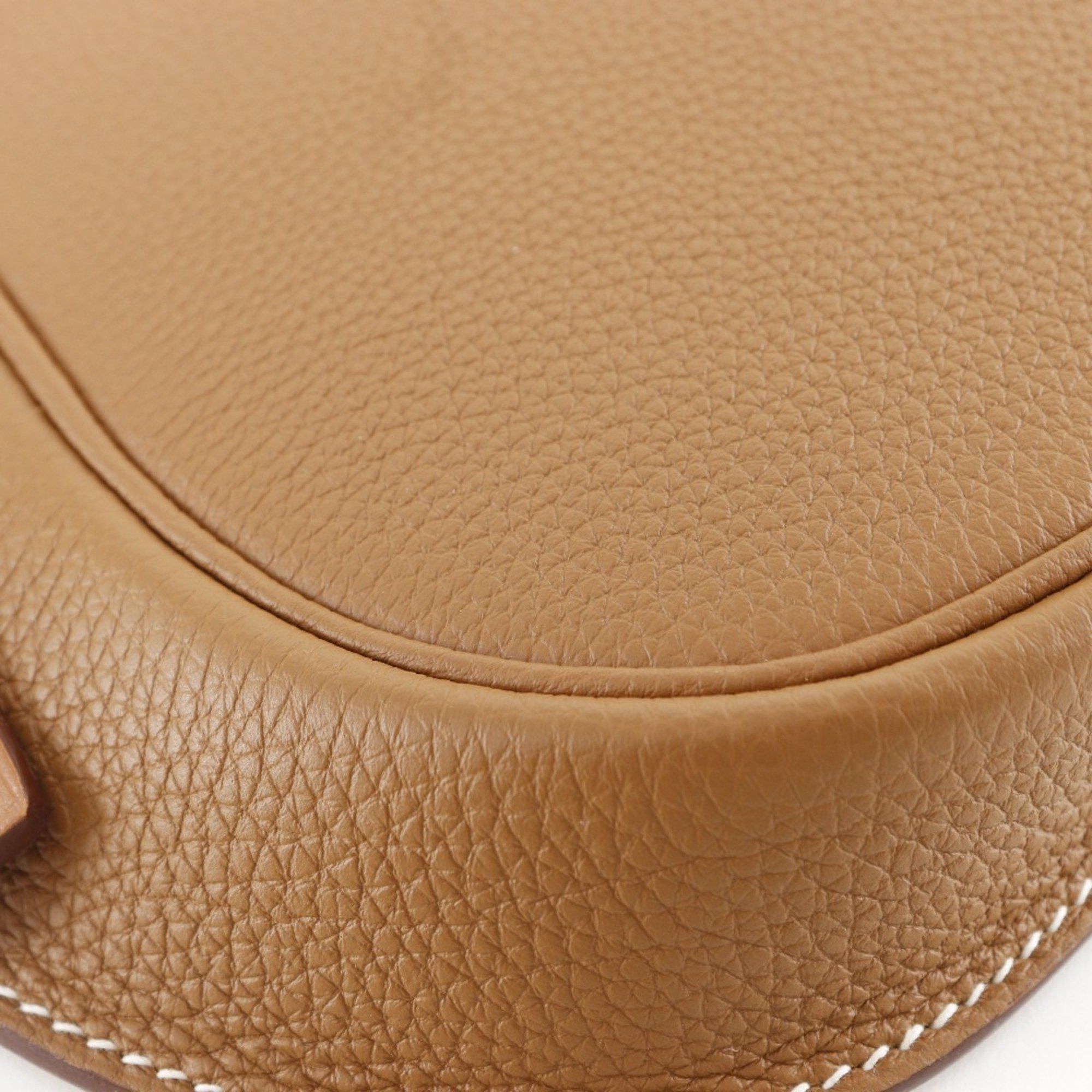 Hermes Hermes Perspective Cavalier 21 Shoulder Bag Togo Gold 2022 Brown U Snap Button Unisex Size ONE SIZE - 4 Thumbnail