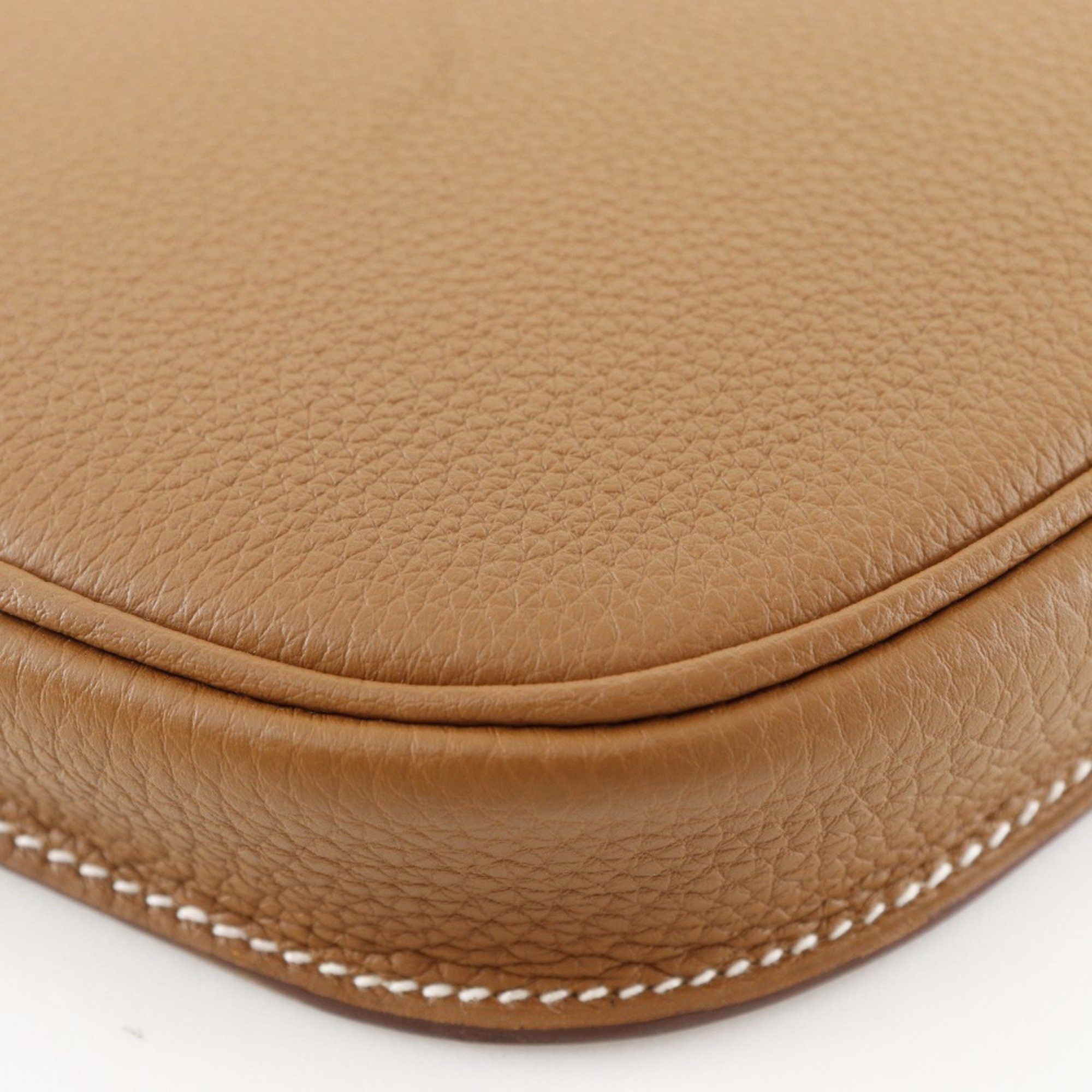Hermes Hermes Perspective Cavalier 21 Shoulder Bag Togo Gold 2022 Brown U Snap Button Unisex Size ONE SIZE - 5 Thumbnail
