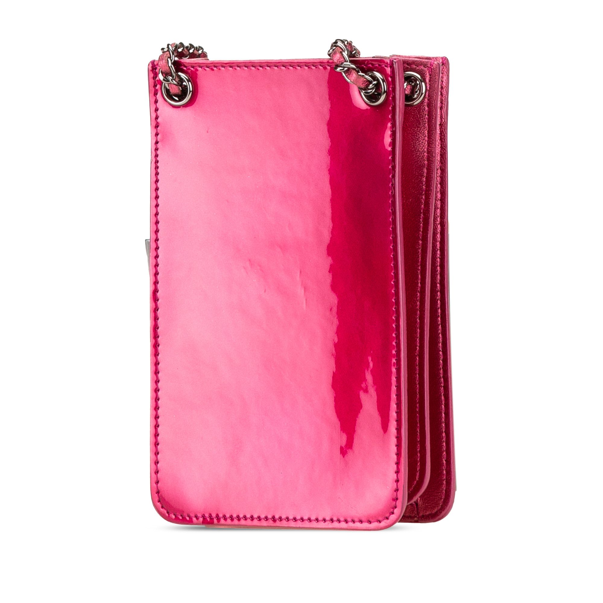 Chanel Chanel CC Patent Phone Holder Crossbody Size ONE SIZE - 2 Thumbnail