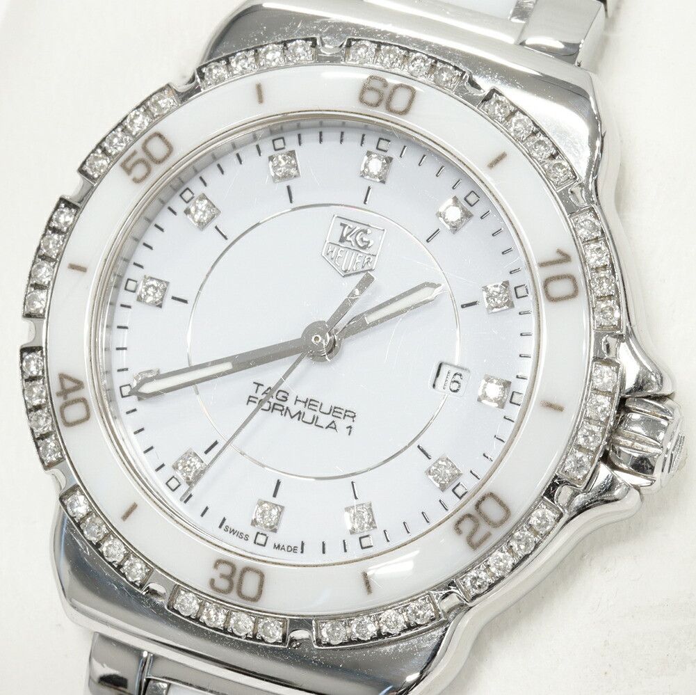 Tag Heuer TAG Heuer TAG Heuer Formula 1 Stainless Steel White Ceramic Metal Quartz WAH1313.BA0868 Size ONE SIZE - 5 Thumbnail