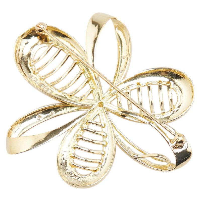 Other LuxUness Au750 Diamond 2way Brooch Pendant Crocodile skin Brooch Size ONE SIZE - 2 Thumbnail