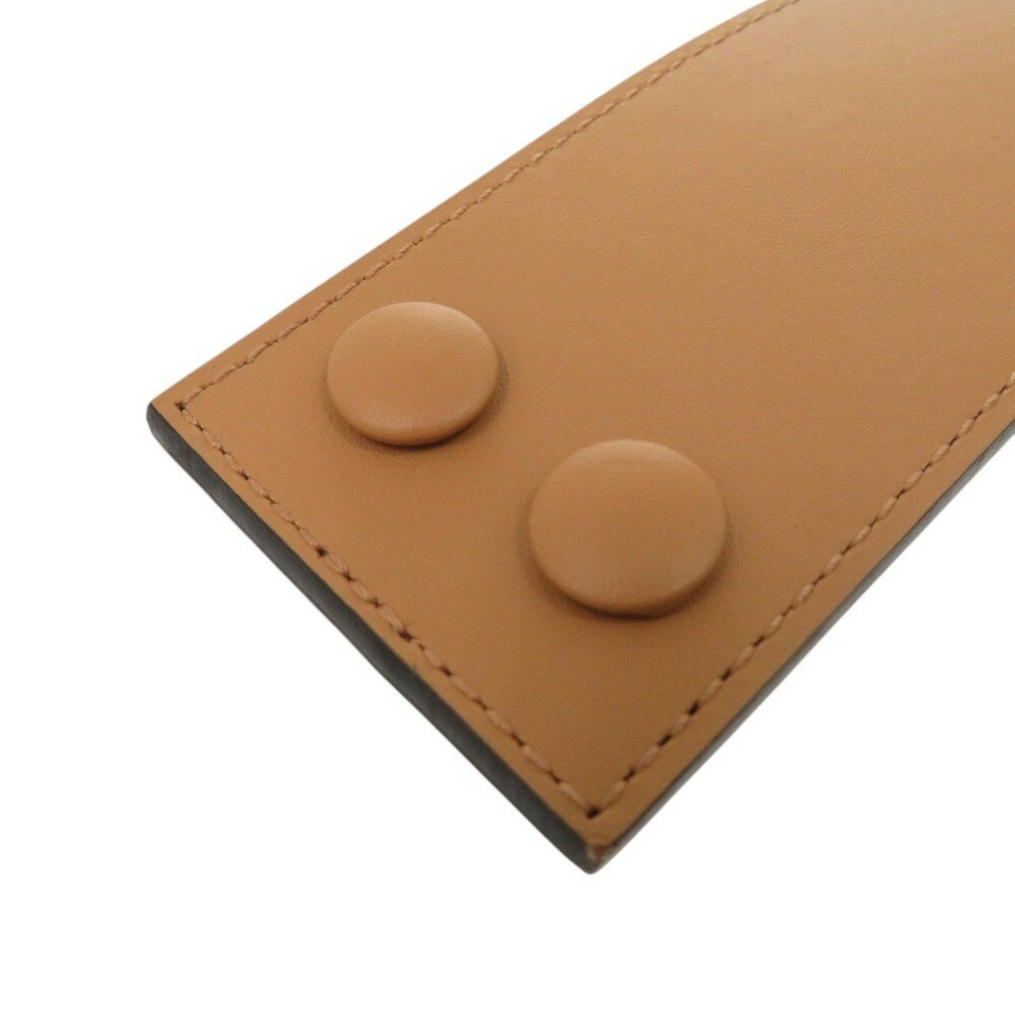 Loewe LOEWE Anagram Waist Belt Cutout Leather Brown 1704LOEWE Size ONE SIZE - 9 Thumbnail