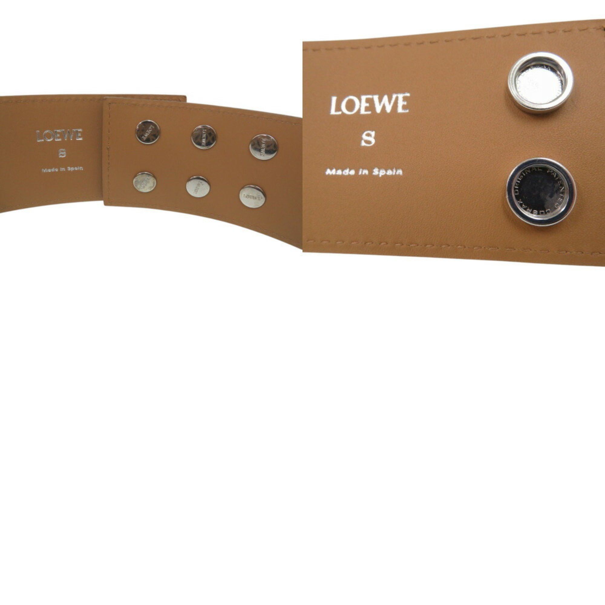 Loewe LOEWE Anagram Waist Belt Cutout Leather Brown 1704LOEWE Size ONE SIZE - 11 Thumbnail