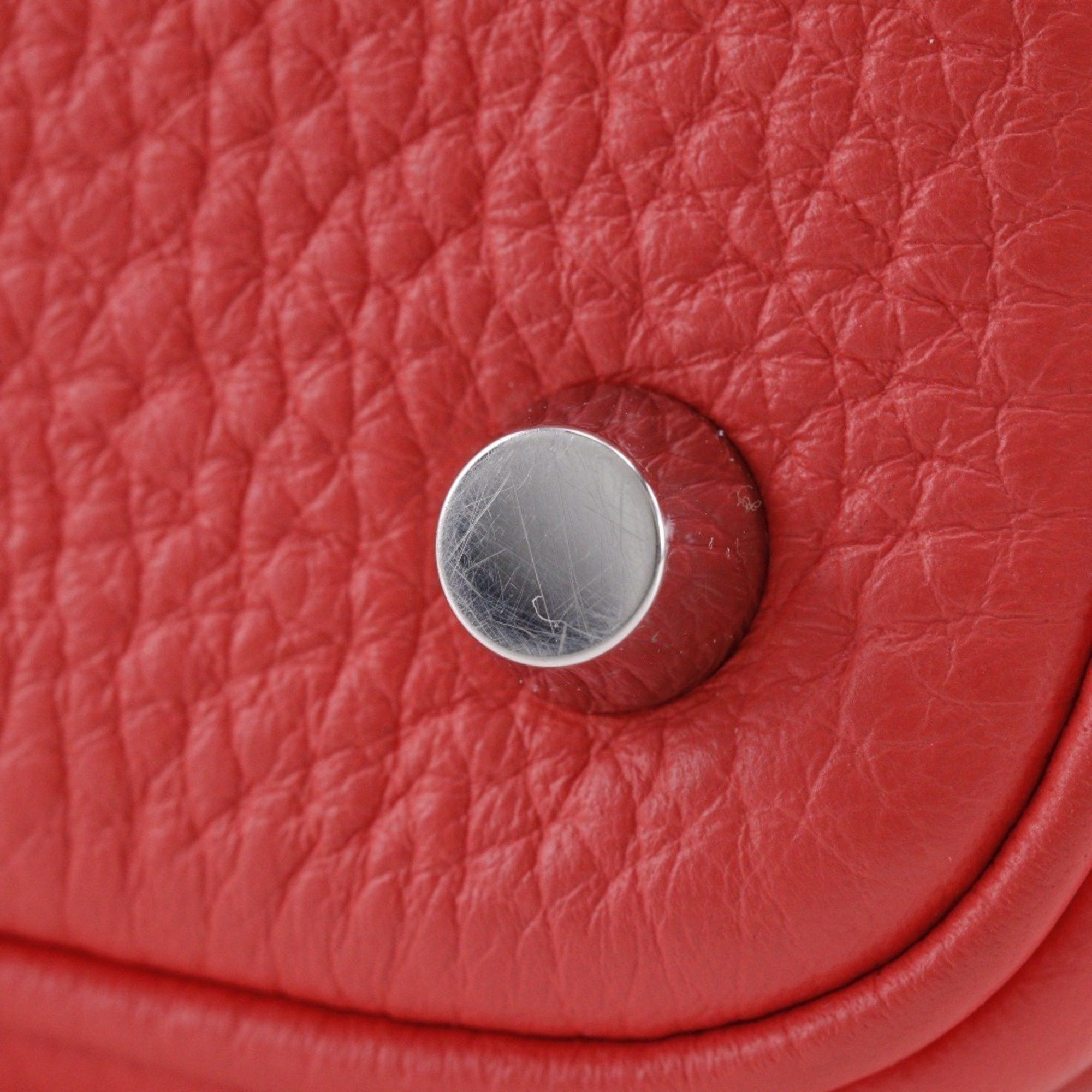 Hermes HERMES Picotin Lock 18 PM Handbag Taurillon Clemence Rouge Pivoine 2012 Pink / □P Belt Clasp Loc18K Women's Size ONE SIZE - 11 Thumbnail