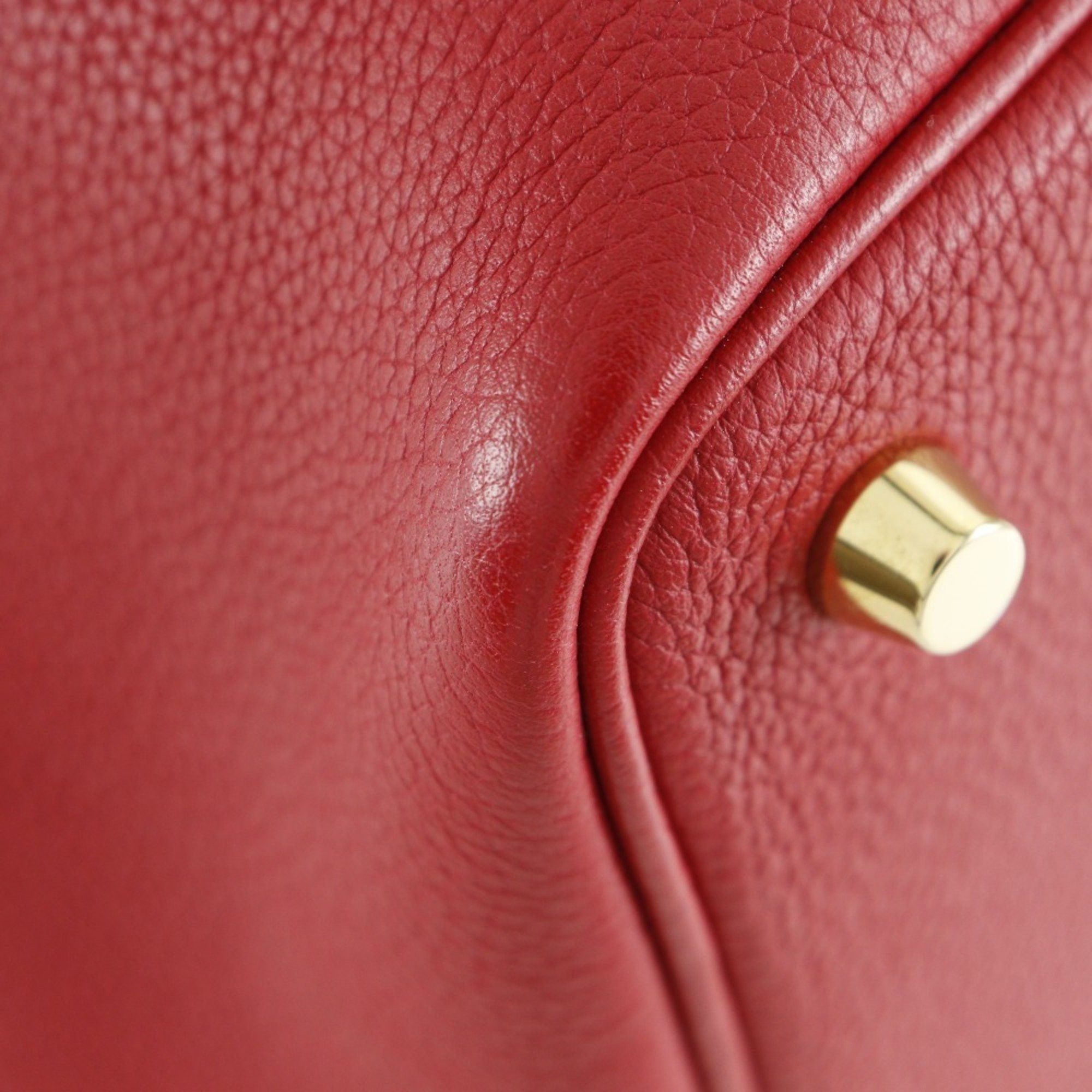 Hermes Hermes Picotin Lock 18 PM Handbag x Taurillon Maurice 2018 Red / C Belt Clasp Loc18K Women's Size ONE SIZE - 4 Thumbnail