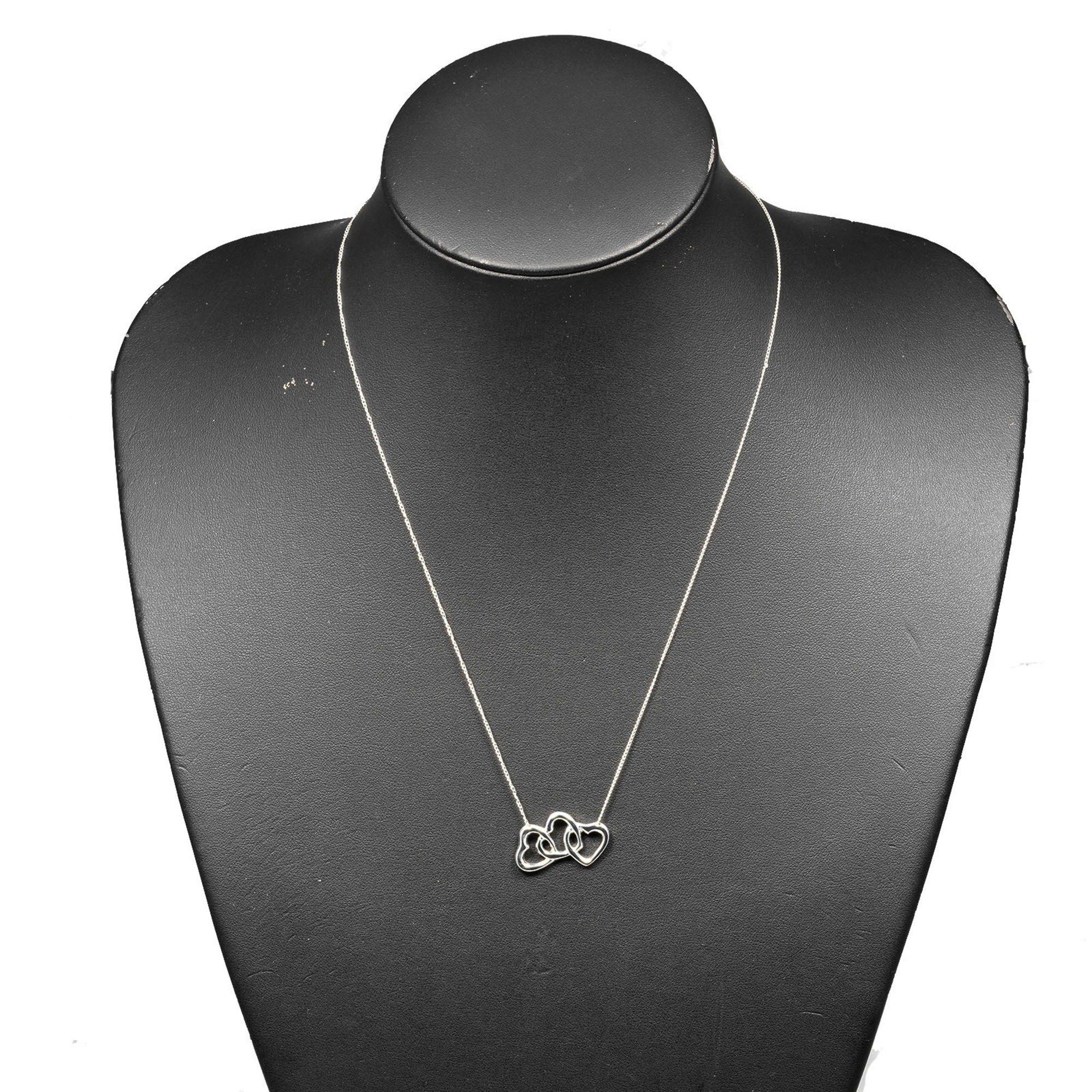 Tiffany & Co. Tiffany & Co. Triple Heart Necklace, 925 Silver, Approx. 4g Size ONE SIZE - 2 Thumbnail