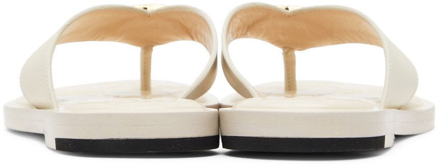 Gucci gucci off-white interlocking g flat sandals Size US 6 / IT 36 - 3 Thumbnail