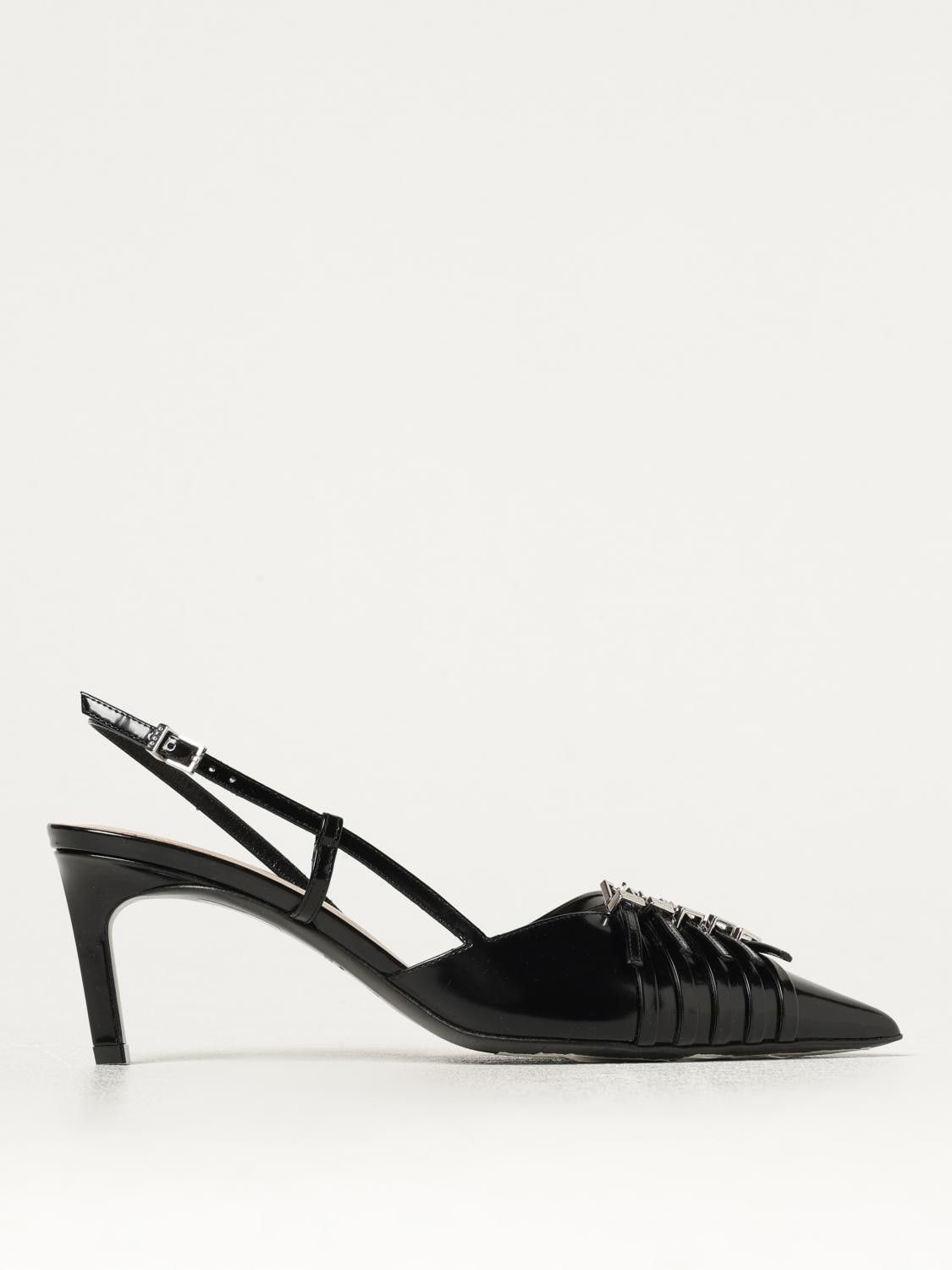 Gucci gucci seraphine patent leather slingback pumps black Size US 5 / IT 35 - 2 Thumbnail