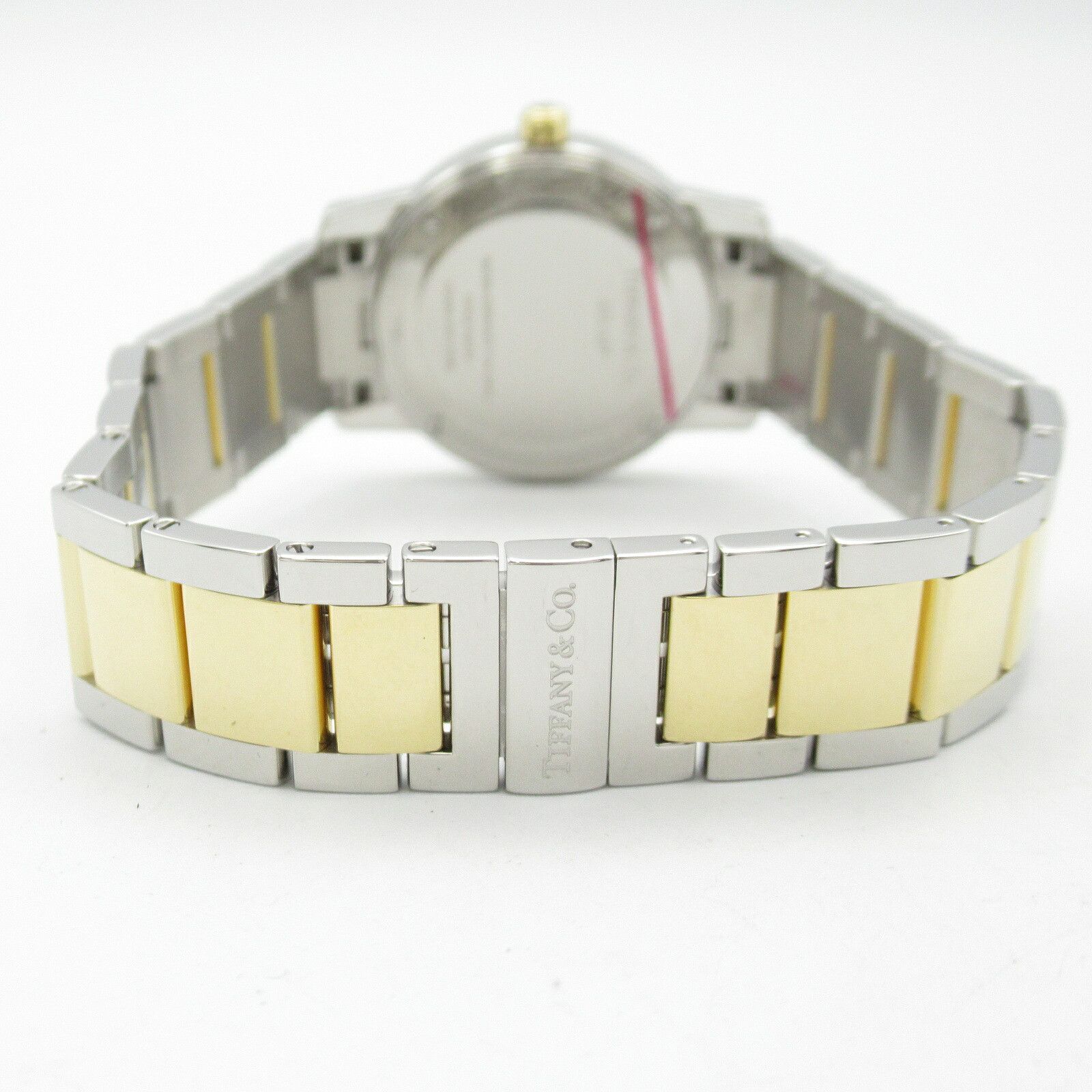 Tiffany & Co Tiffany & Co. Atlas Dome Gold Plated Stainless Steel Metal Quartz Z1830.11.15A21A00A