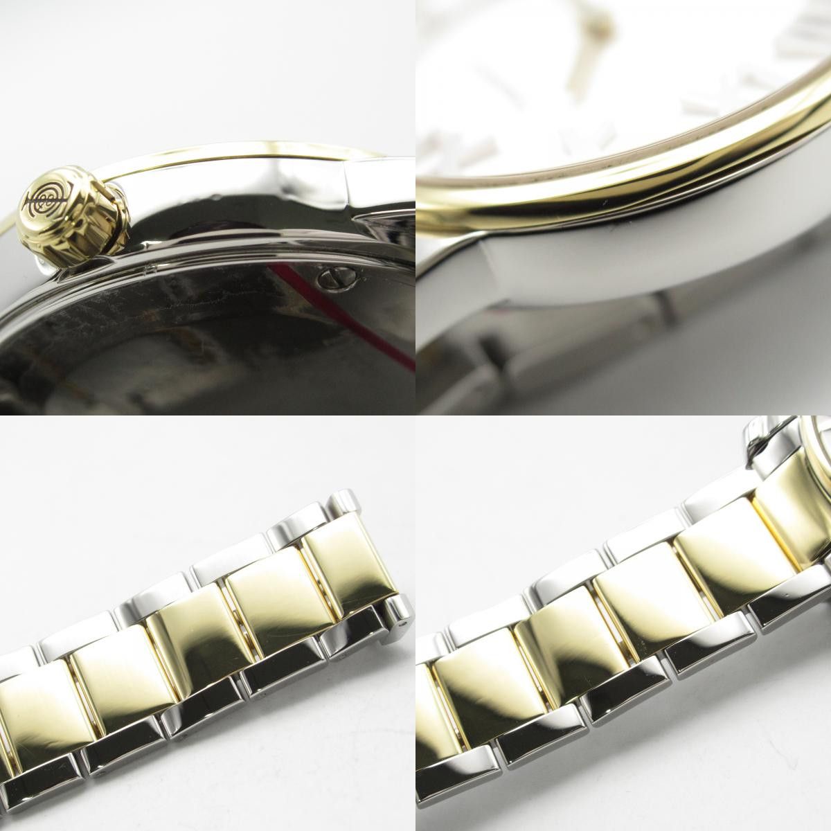 Tiffany & Co Tiffany & Co. Atlas Dome Gold Plated Stainless Steel Metal Quartz Z1830.11.15A21A00A