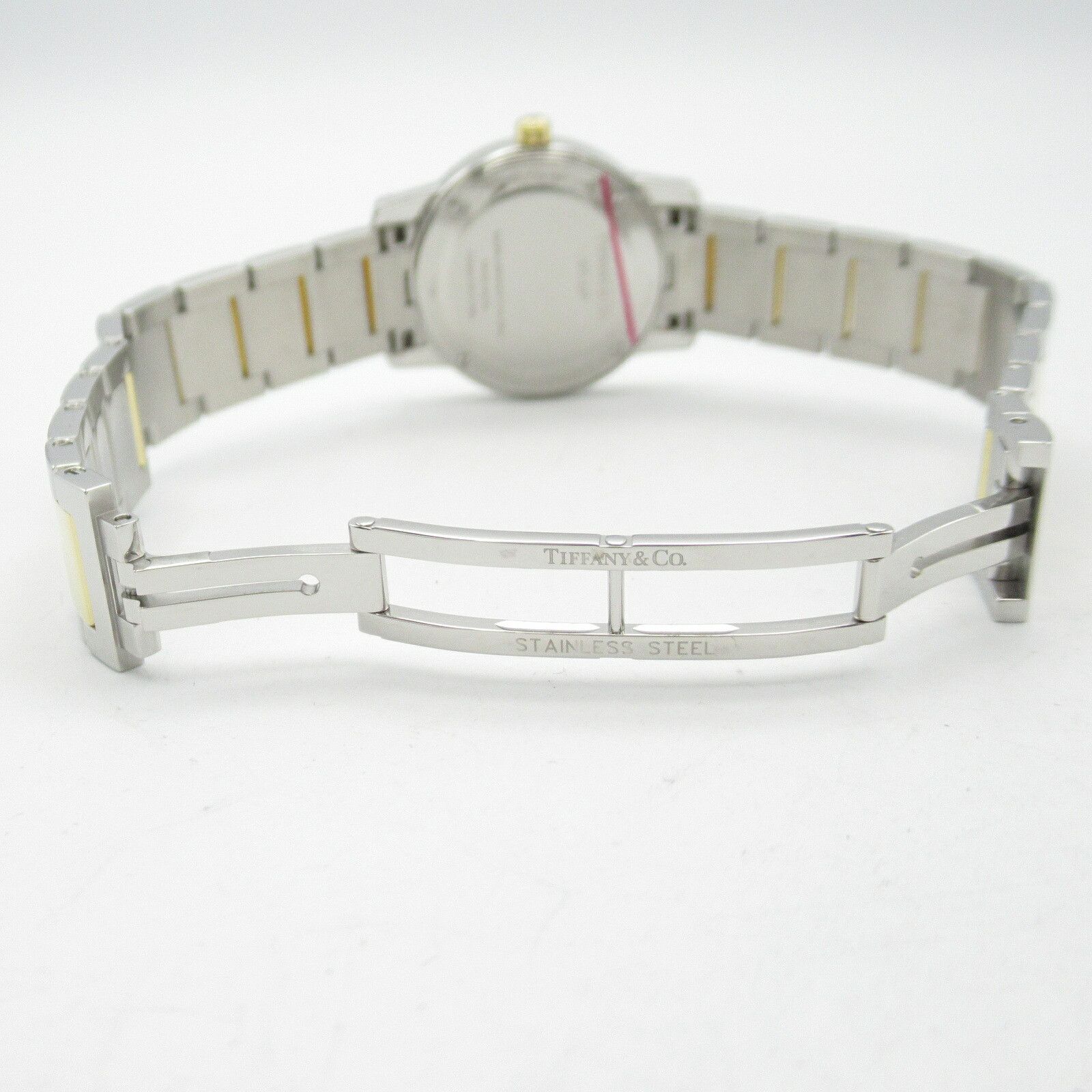 Tiffany & Co Tiffany & Co. Atlas Dome Gold Plated Stainless Steel Metal Quartz Z1830.11.15A21A00A